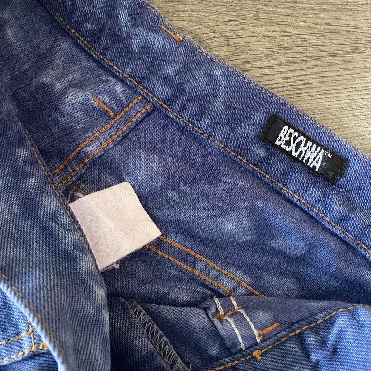 Vintage RARE 90S VINTAGE ALIEN WORKSHOP BAGGY PANTS FADED BLUE Size US 33 - 6 Thumbnail