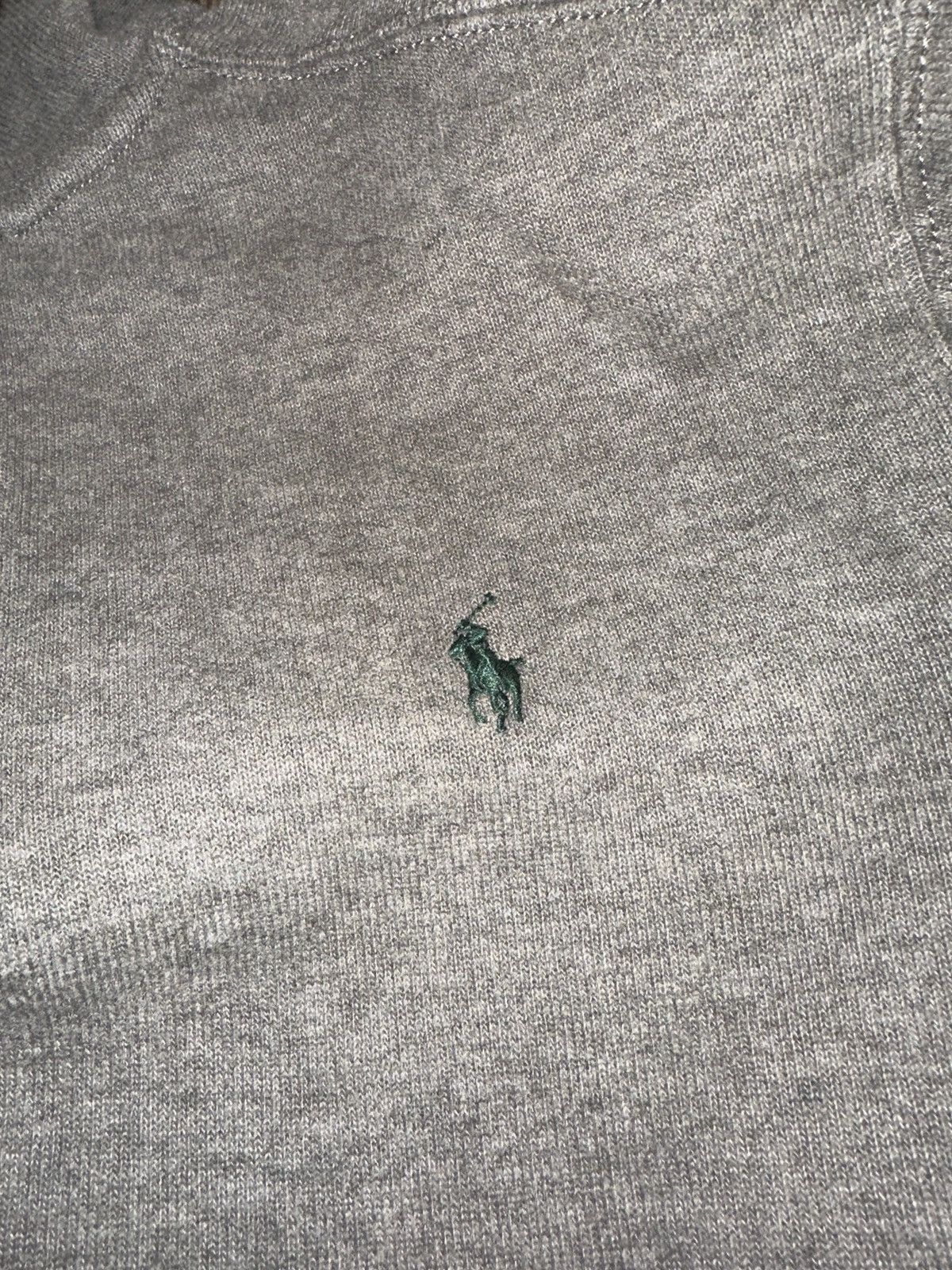 Polo Ralph Lauren Polo Ralph Lauren 1/4 Zip Mock Neck Knit Sweater Grey Size US M / EU 48-50 / 2 - 4 Thumbnail