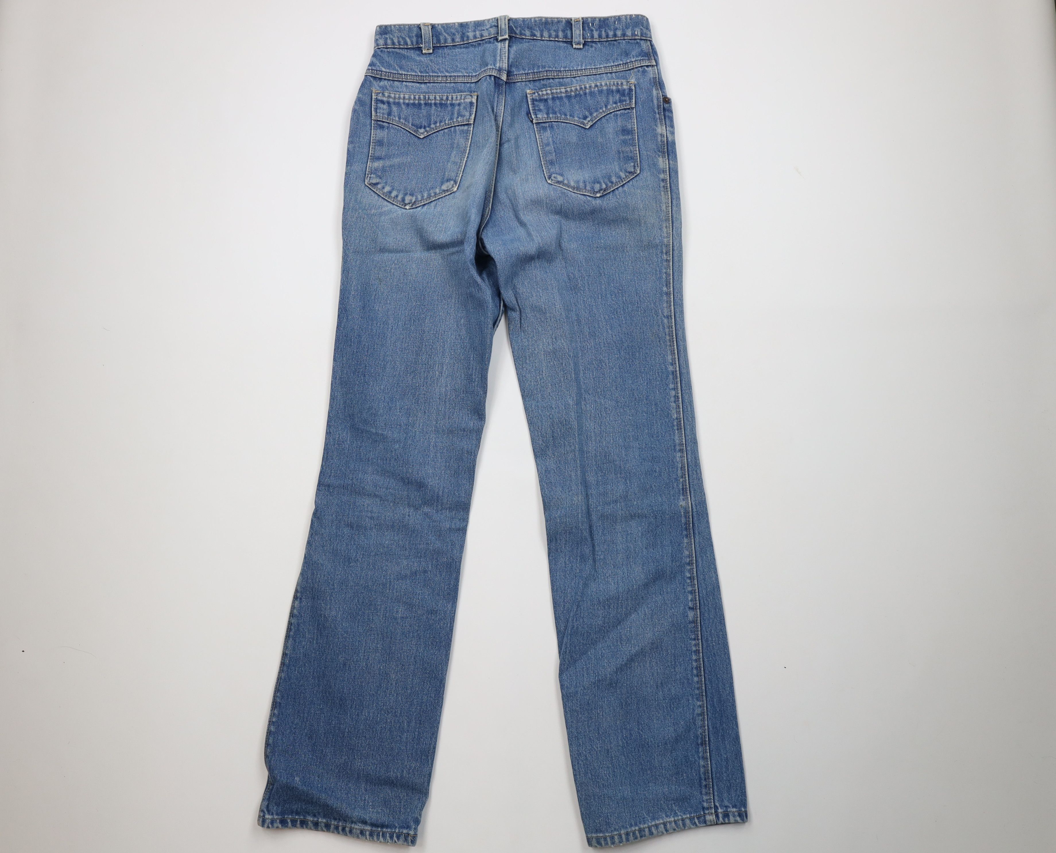 Levi's AS IS Vtg 80s Levis 522 Blue Tab Straight Leg Jeans USA Size US 30 / EU 46 - 9 Thumbnail