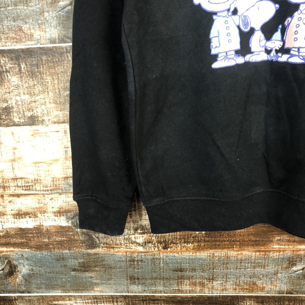 Peanuts Peanuts cartoon Black Sweatshirt #A1782 Size S / US 4 / IT 40 - 7 Thumbnail