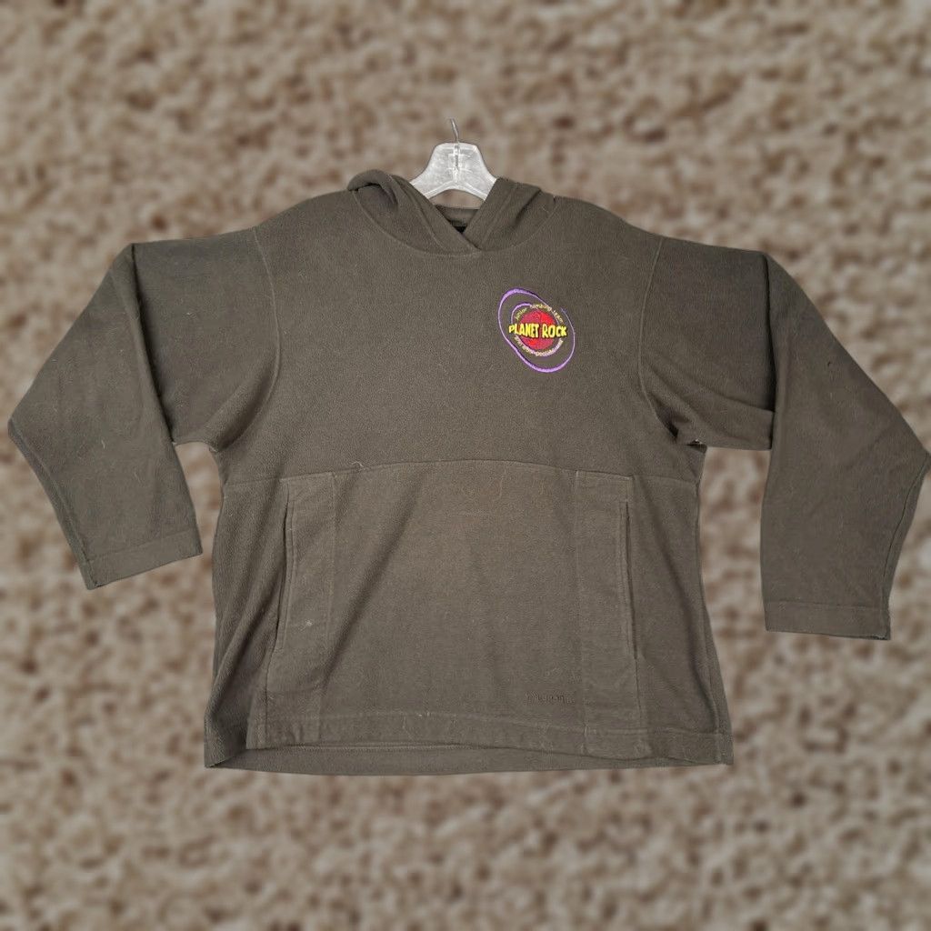 Patagonia VINTAGE Patagonia Hoodie Teen XS Brown Synchilla Planet Rock Pullover 90s Size US XS / EU 42 / 0 - 1 Thumbnail