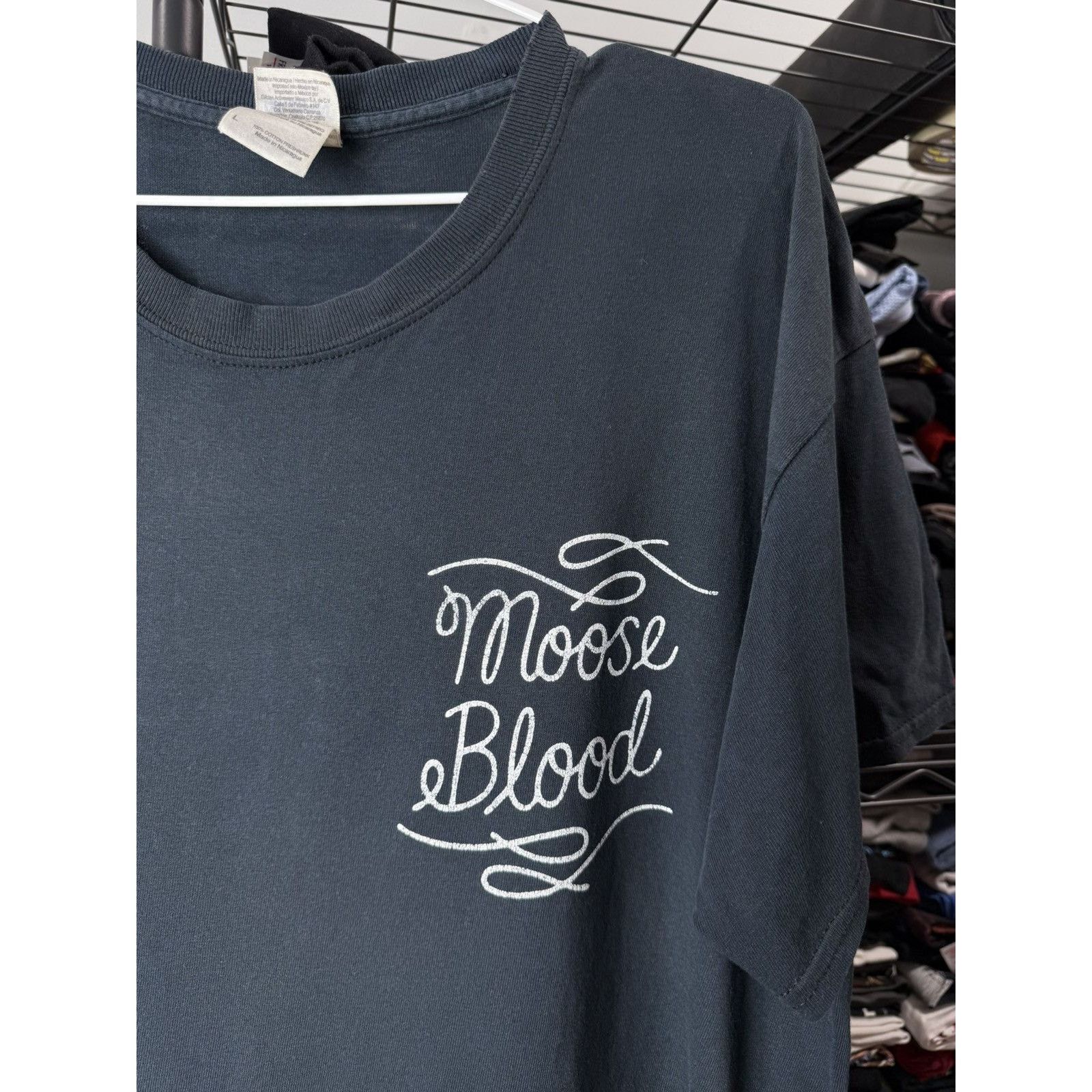 Band Tees Rare! Vintage Moose Blood Band Punk OI Rock T Shirt Size US L / EU 52-54 / 3 - 3 Thumbnail