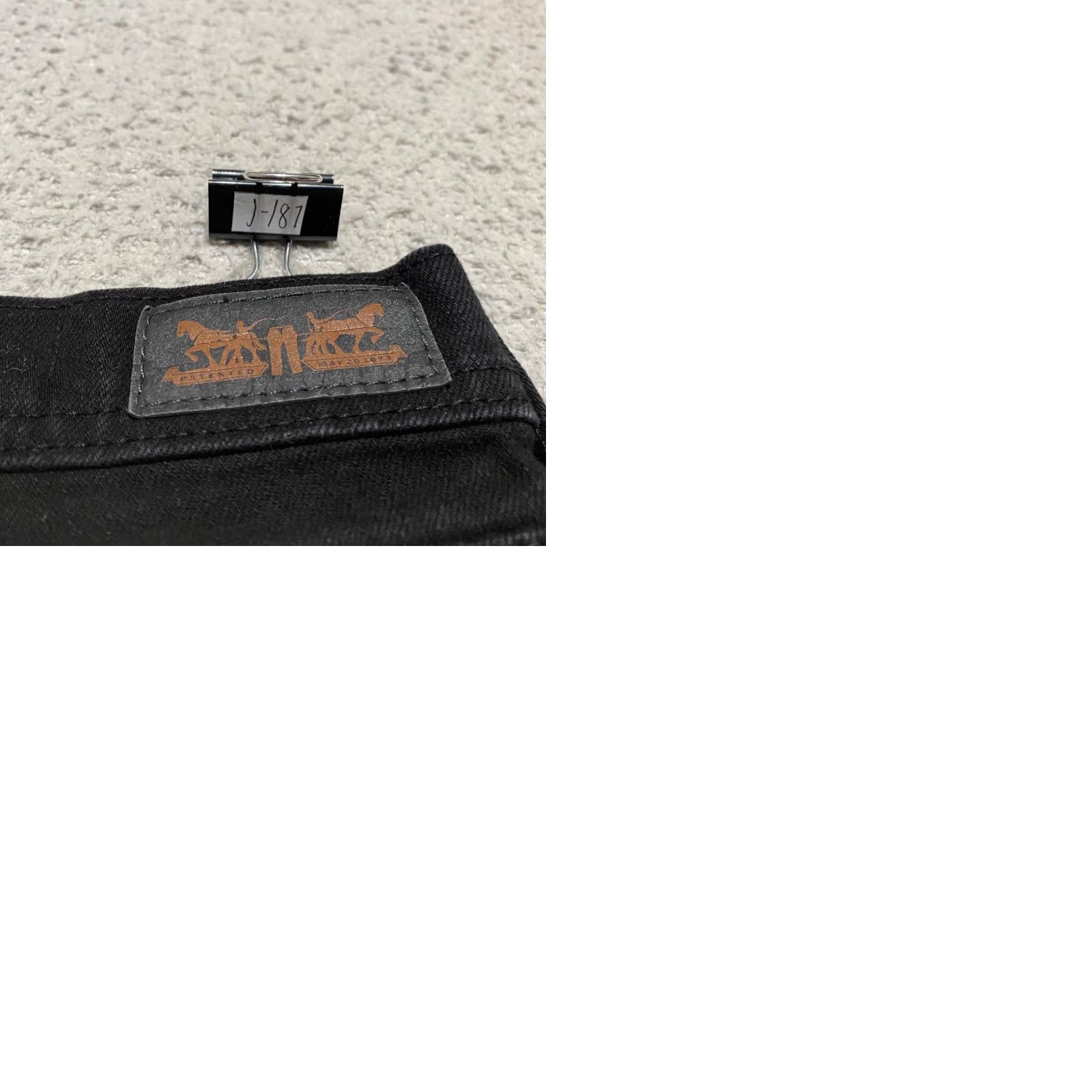 Levi's Levi's 505 Jeans Black Denim Dark Wash Mid Rise Womens 10 Regular Straight Pocket 5-Pocket Design Size 32" / US 10 / IT 46 - 9 Thumbnail