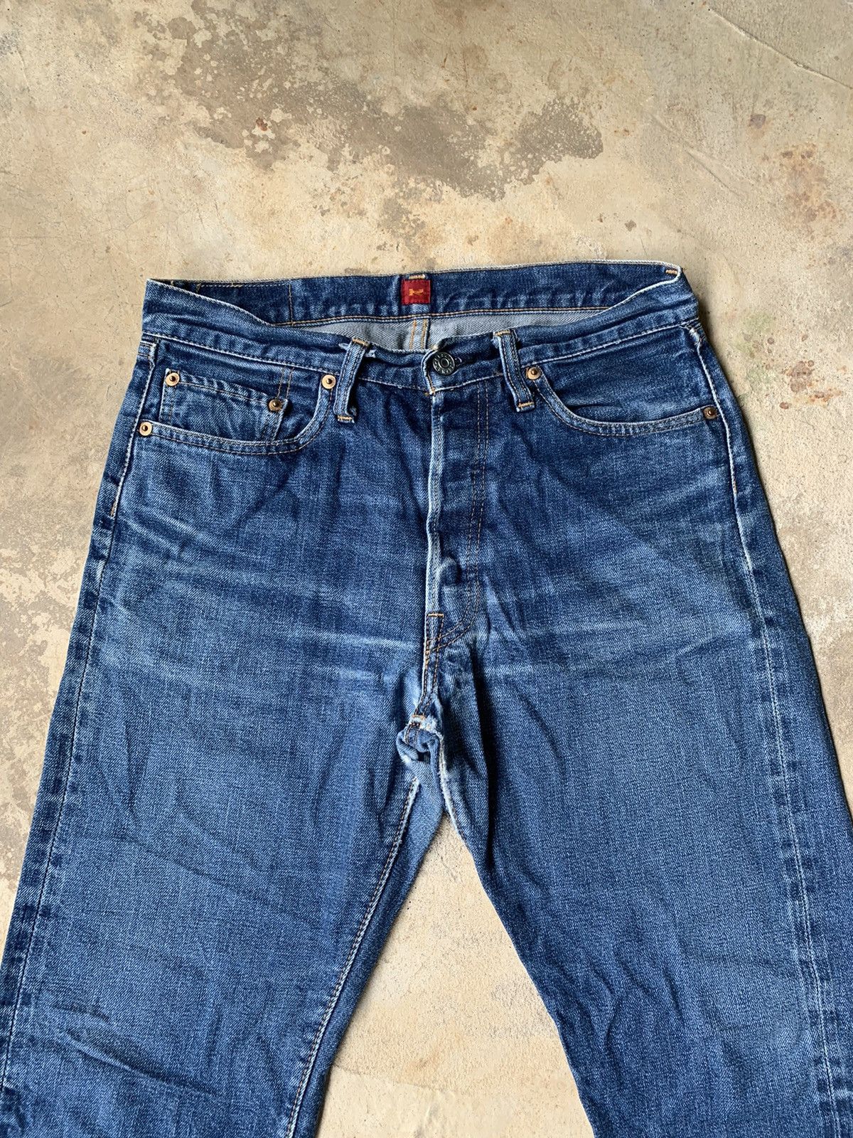 Japanese Brand × RESOLUTE Resolute lot 710 Selvedge Distressed Denim Size US 33 - 4 Thumbnail