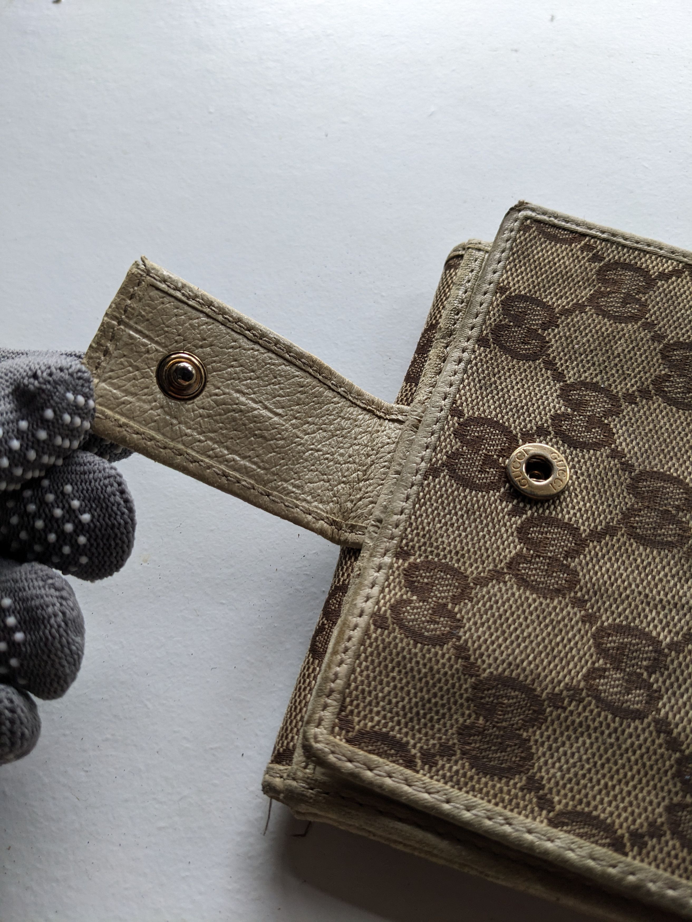 Gucci Vintage Gucci monogram wallet Size ONE SIZE - 9 Thumbnail