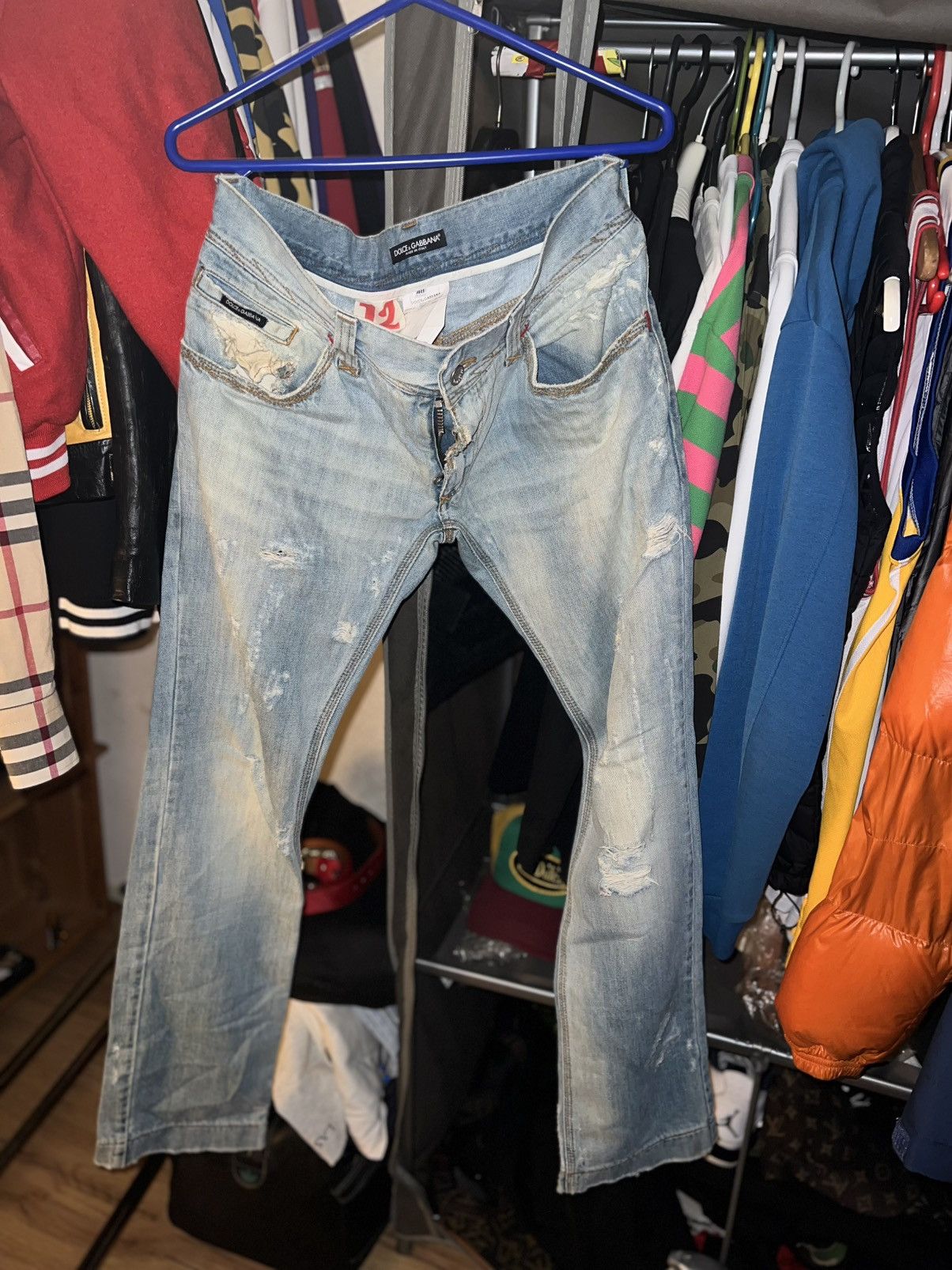 Dolce & Gabbana Dolce & Gabbana Distressed Jeans straight fit Size US 31 - 4 Thumbnail