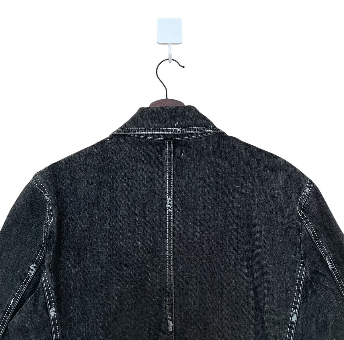 If Six Was Nine × Japanese Brand × Le Grande Bleu (L.G.B.) Vintage Japanese Brand Archive Skull Punk Denim Jacket 2000s Size US L / EU 52-54 / 3 - 4 Thumbnail