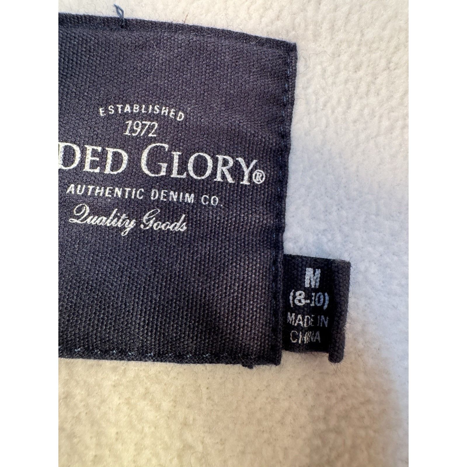 Faded Glory Faded-Glory Women's White Fleece Zipper Sweater Jacket Size Size M / US 6-8 / IT 42-44 - 4 Thumbnail