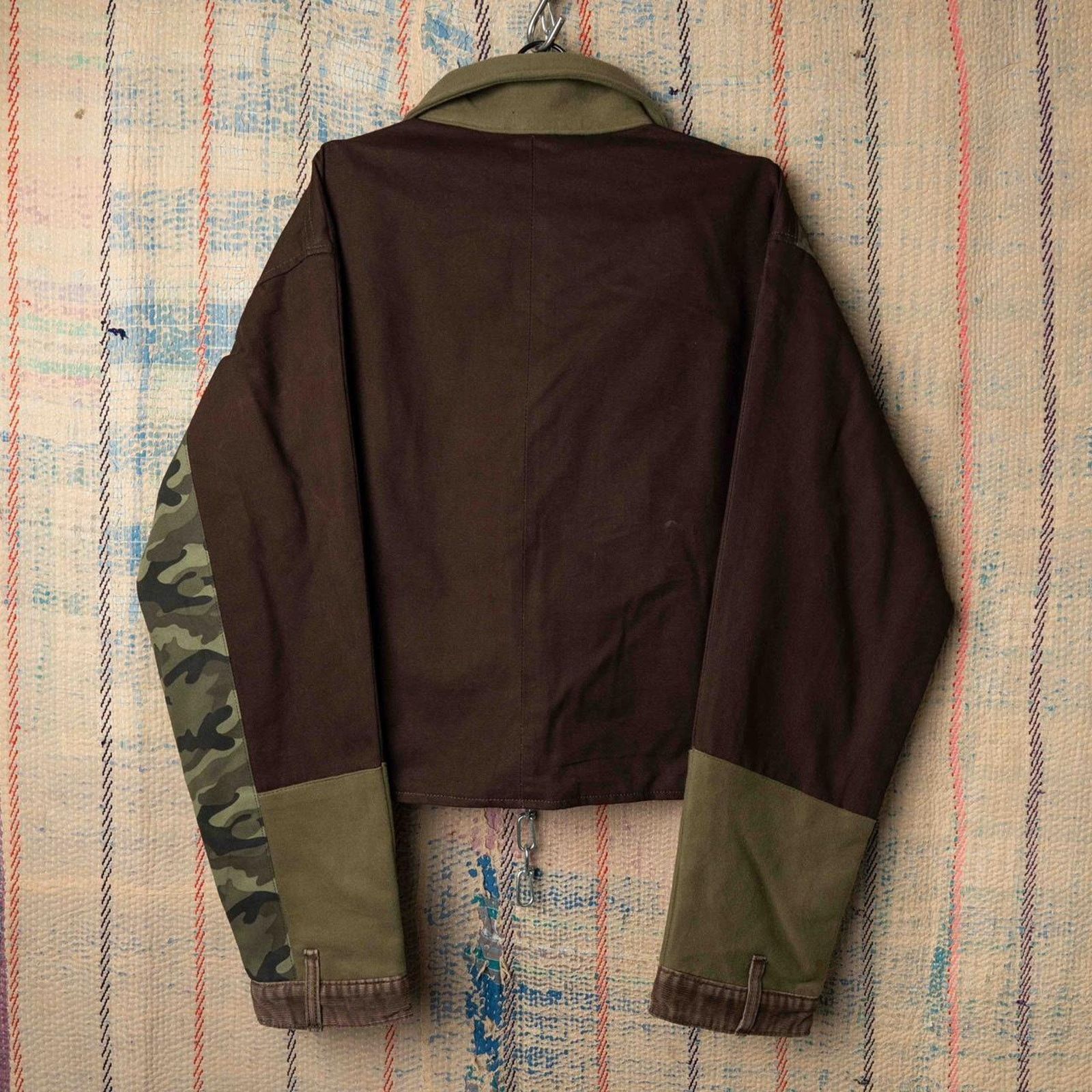 Nike Custom upcycled cropped nike jacket medium Size US M / EU 48-50 / 2 - 2 Thumbnail