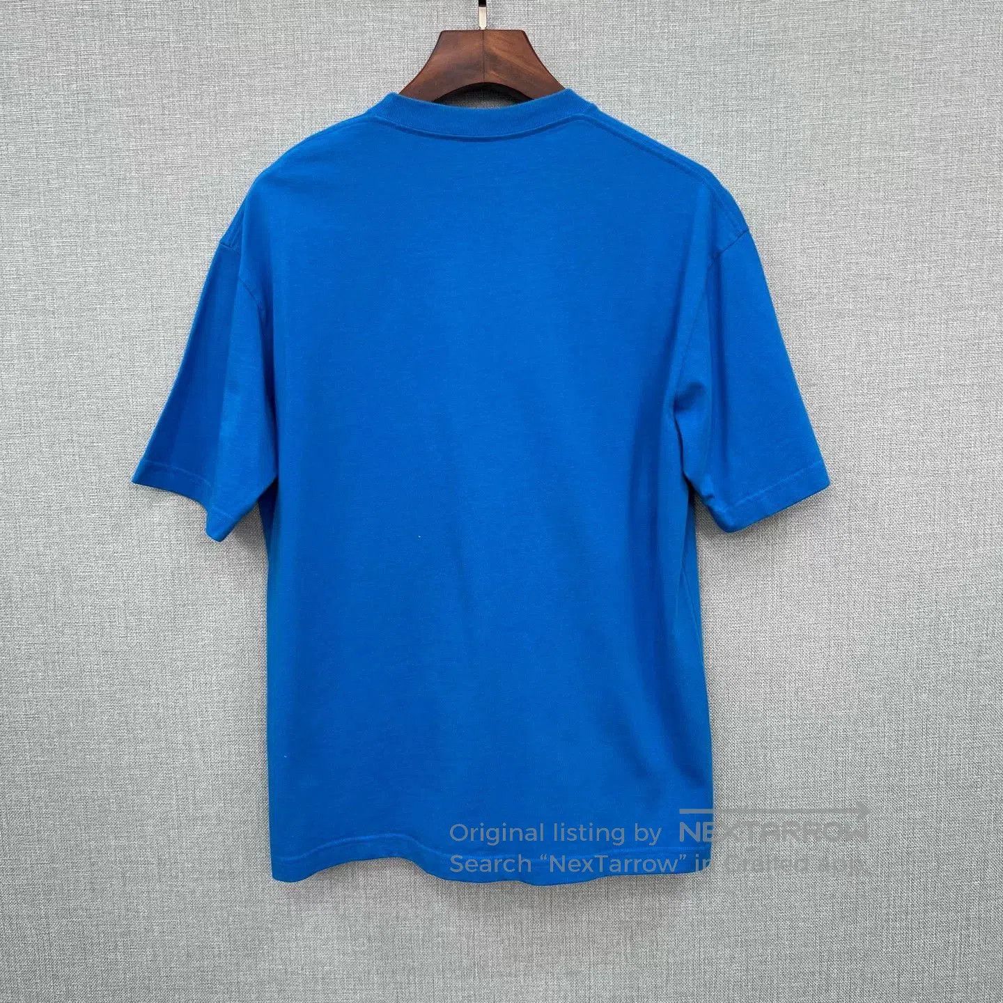 Balenciaga Balenciaga Blue Logo Print T-Shirt. Size XXS / US 00 / IT 34 - 2 Thumbnail