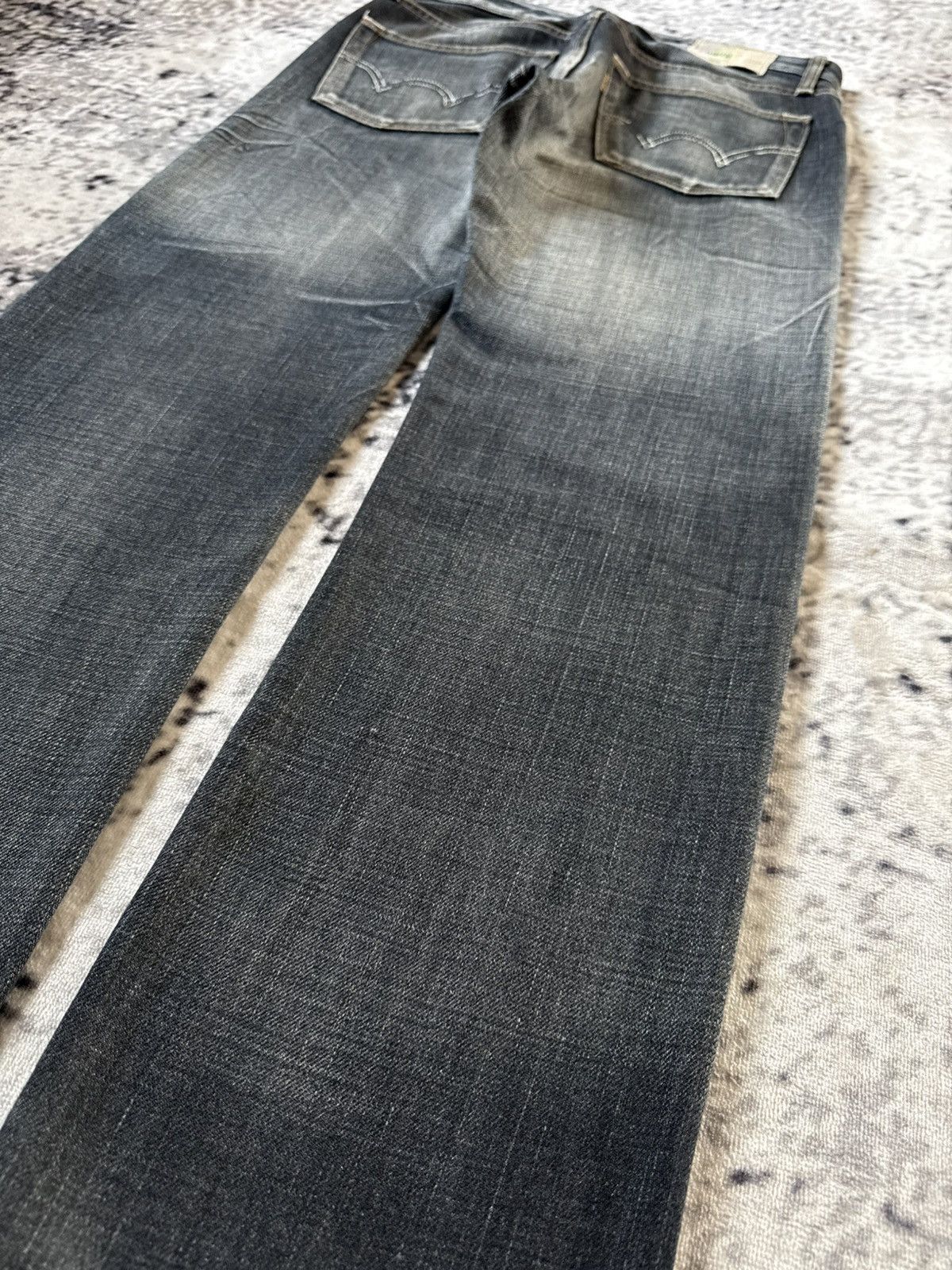 Edwin Edwin 502 Sulfur Denim Shadow Wash Jeans Size US 30 / EU 46 - 15 Thumbnail