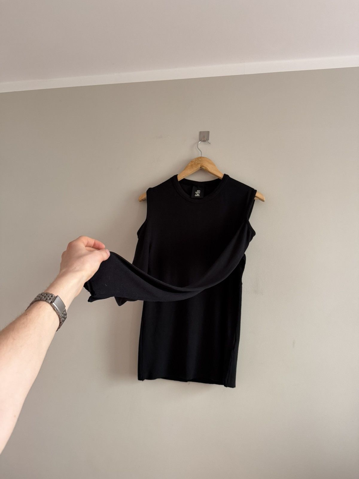 Thom Krom Thom Krom Cut-Out Longsleeve Minimal Avant Garde Size L / US 10 / IT 46 - 4 Thumbnail