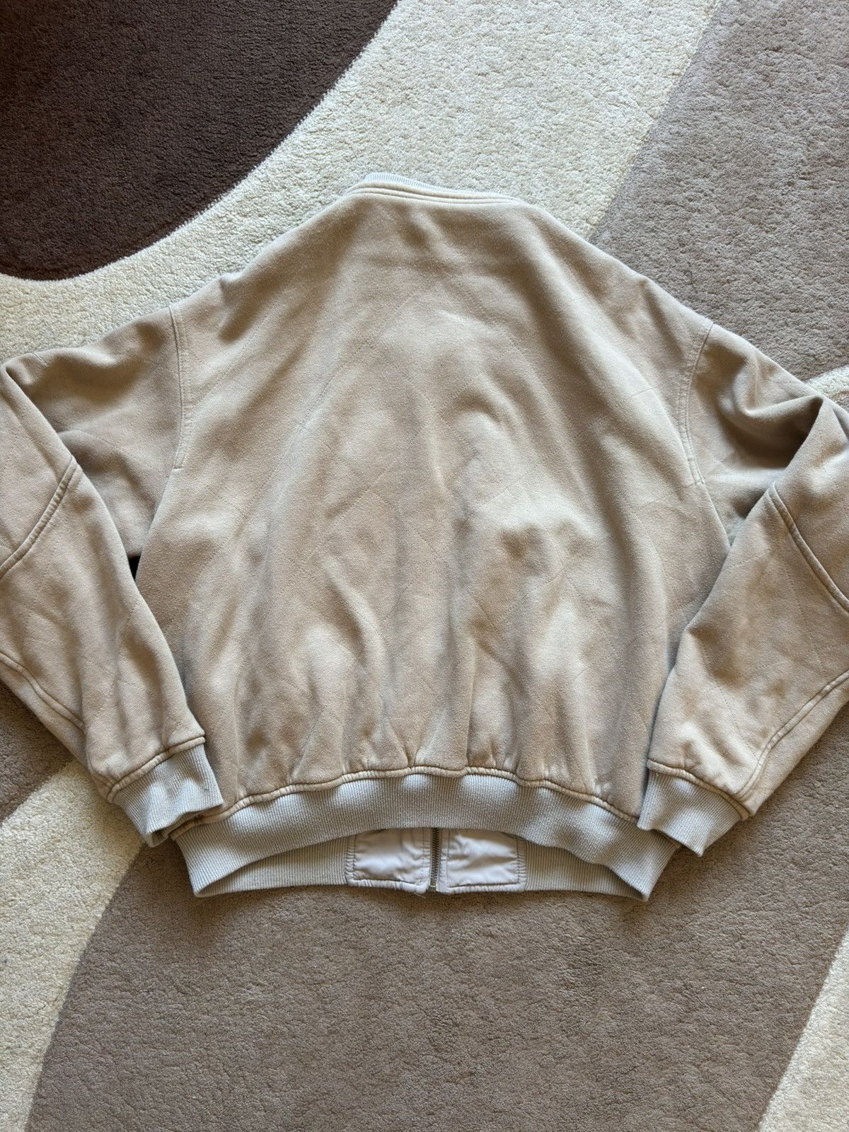 Nike Nike Vintage Bomber Jacket 2 in 1 Reversible Beige Boxy Size US M / EU 48-50 / 2 - 4 Thumbnail