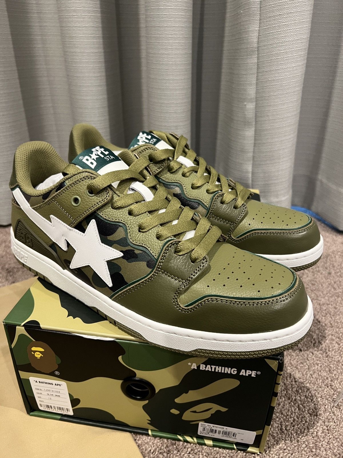 Bape SK8 STA #4 Size US 13 / EU 46 - 2 Thumbnail