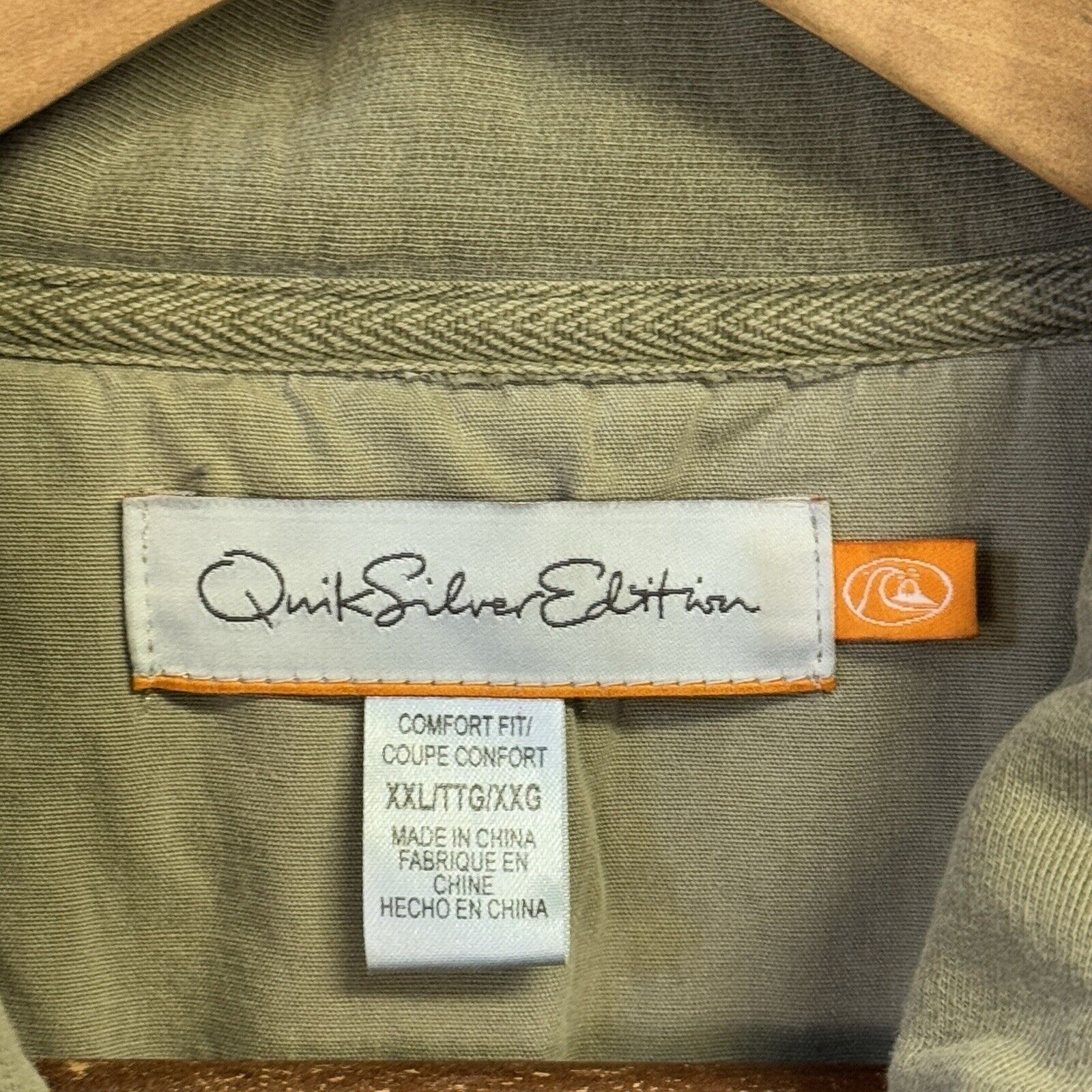 Quiksilver Quiksilver Edition Sweatshirt Mens 2XL Green 1/4 Zip Long Sl Size US XXL / EU 58 / 5 - 4 Thumbnail