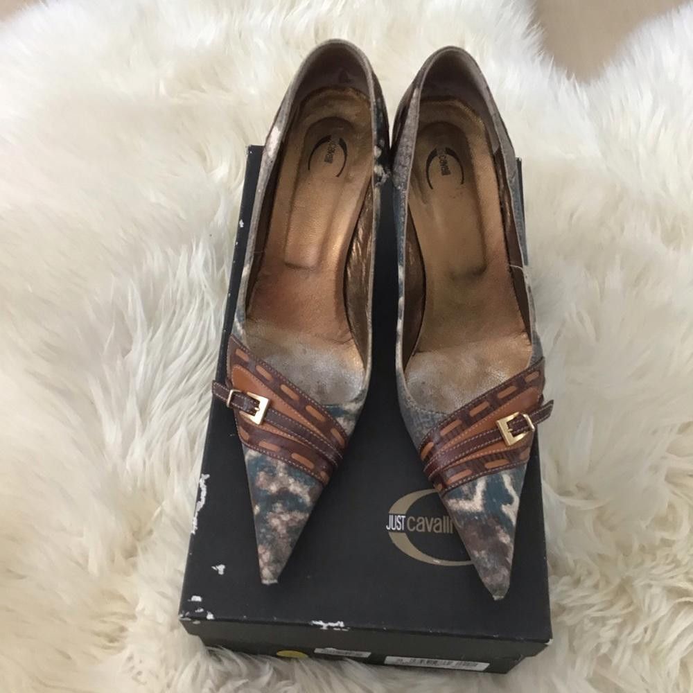 Just Cavalli Just Cavalli Stylish Pointed Toe Heels Size US 8 / IT 38 - 2 Thumbnail