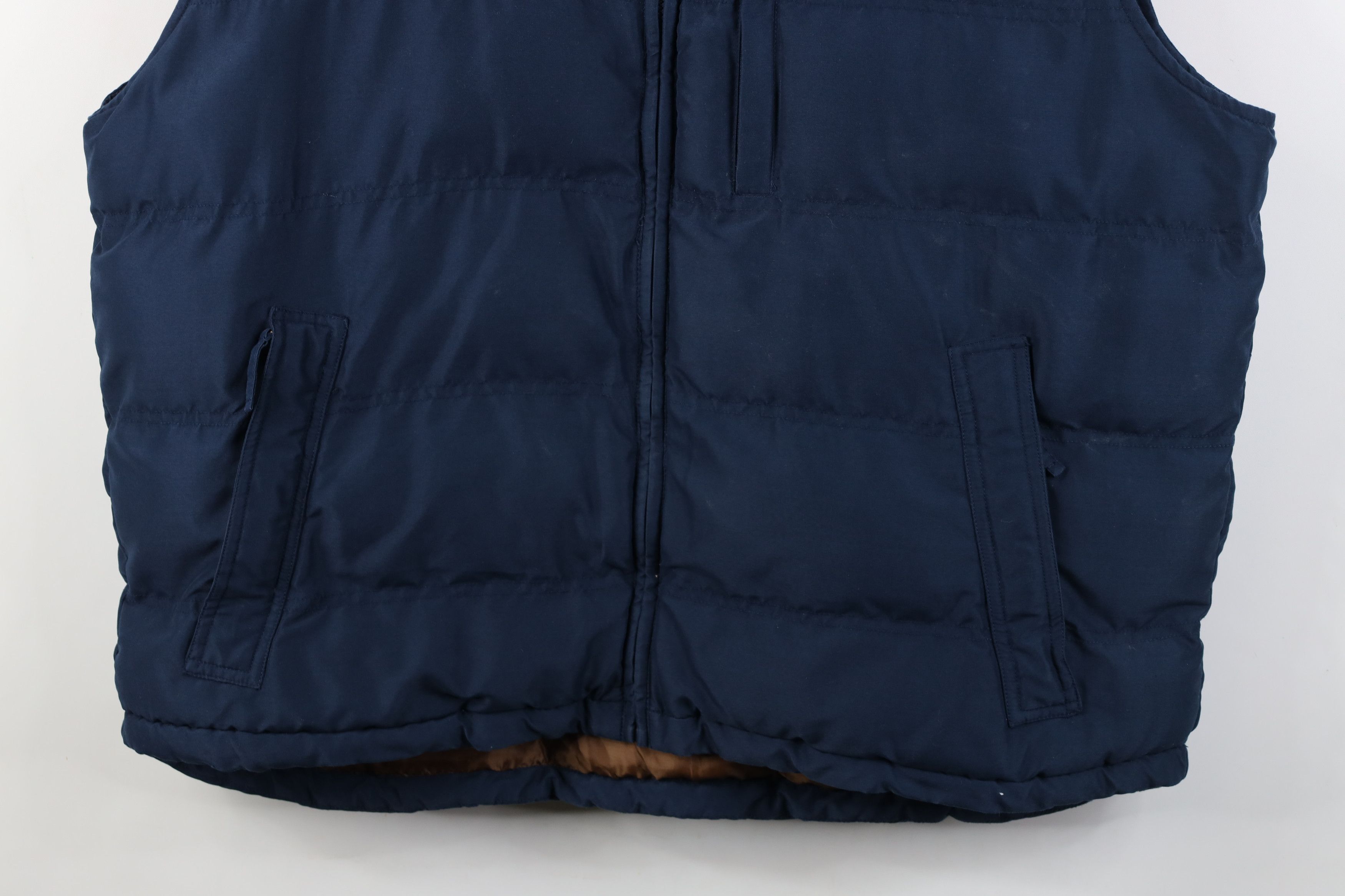 Vintage Vintage 90s Streetwear Full Zip Puffer Vest Jacket Blue Size US XXL / EU 58 / 5 - 3 Thumbnail