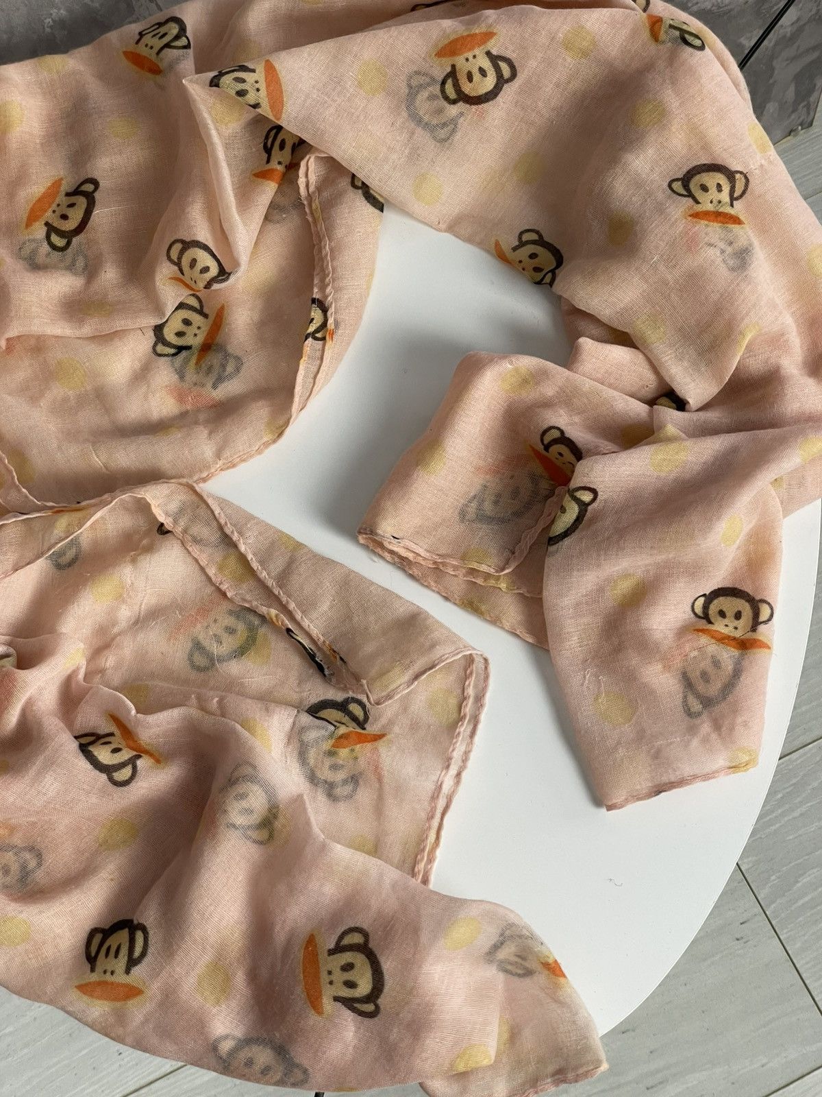 Japanese Brand × Paul Frank × Vintage Vintage Multi Logo Face Paul Frank Big Scarf Size ONE SIZE - 4 Thumbnail