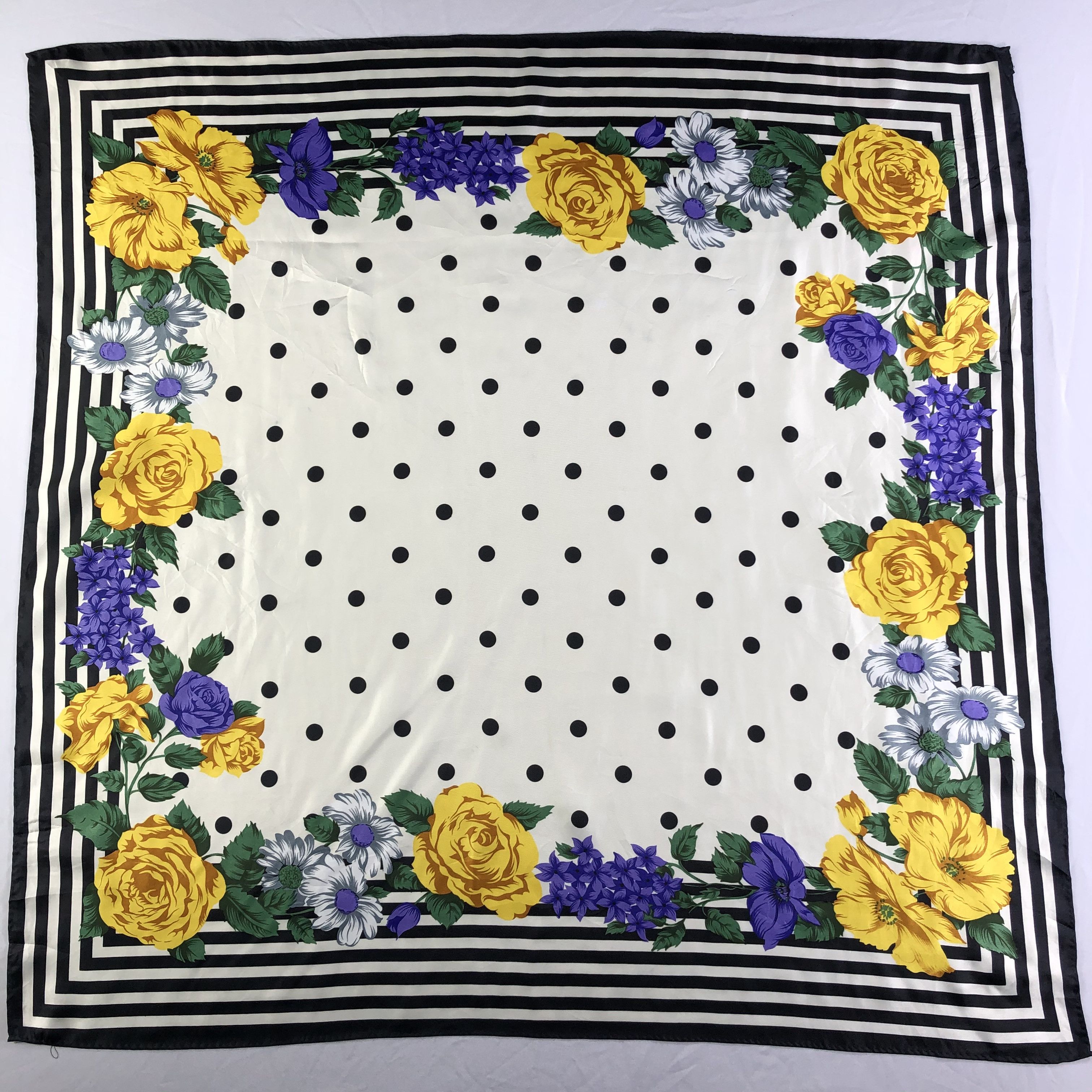 Vintage Vintage Silk Scarf Size ONE SIZE - 2 Thumbnail