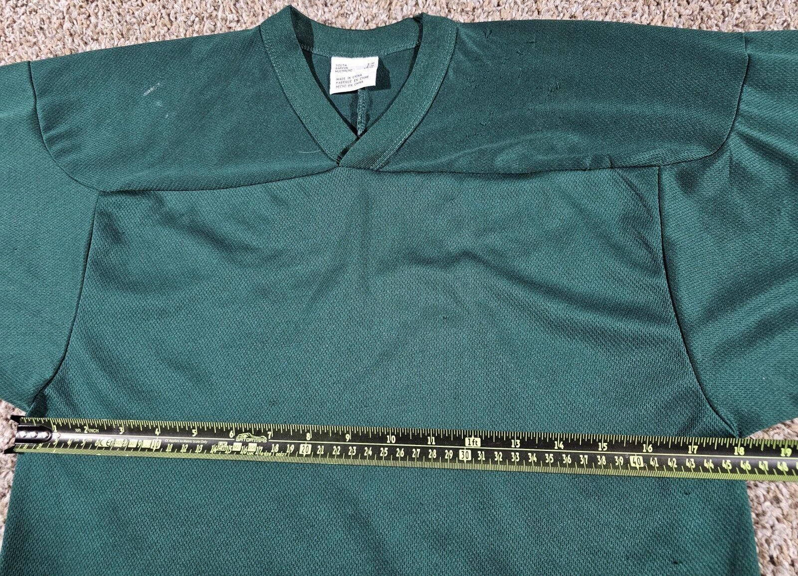 Ccm CCM Green youth Small Blank Hockey Jersey - SEE Pics!! Size ONE SIZE - 6 Thumbnail