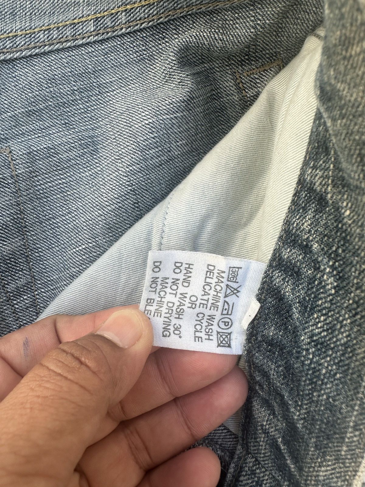 The Viridi-anne Distressed The Viridi-Anne x Monochrome Denim Jeans Size US 33 - 11 Thumbnail