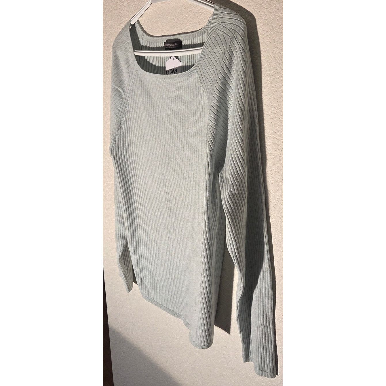 Banana Republic Banana Republic Ribbed Sage Green Square Neck Top - XL Size XL / US 12-14 / IT 48-50 - 4 Thumbnail
