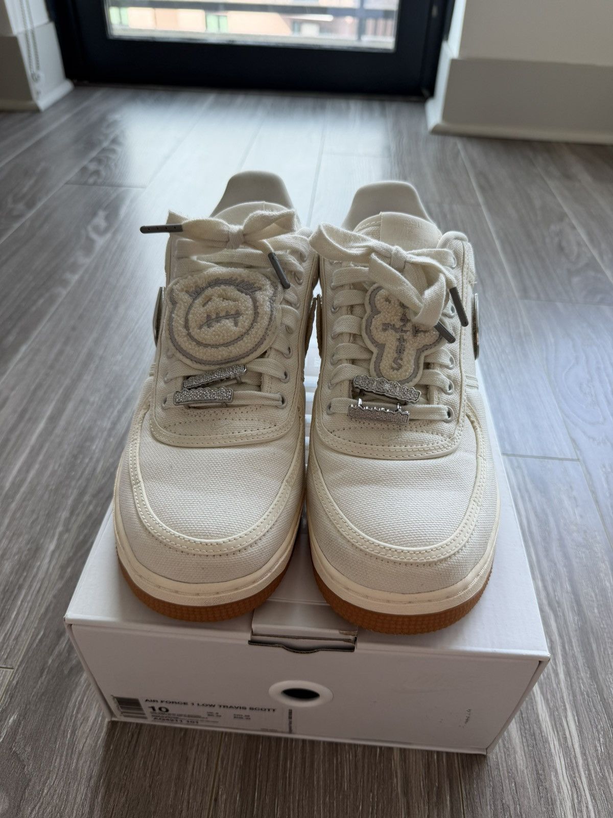 Nike × Travis Scott Travis Scott Air Force 1 Sail Size US 10 / EU 43 - 2 Thumbnail