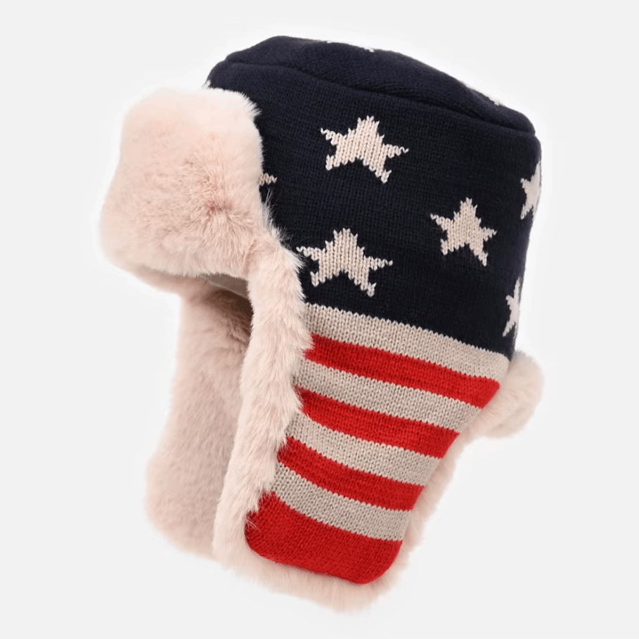 Other USA Flag Ushanka Winter Hat Size ONE SIZE - 2 Thumbnail