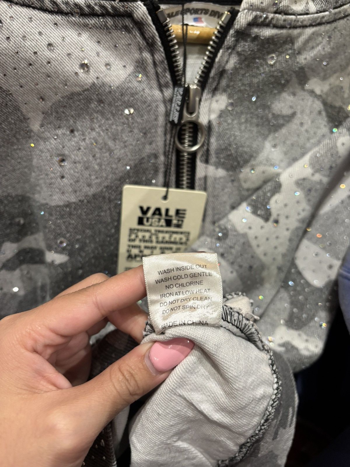 Vale VALE FOREVER WINTER CRYSTAL CAMO WORK JACKET GREY Size US XL / EU 56 / 4 - 4 Thumbnail