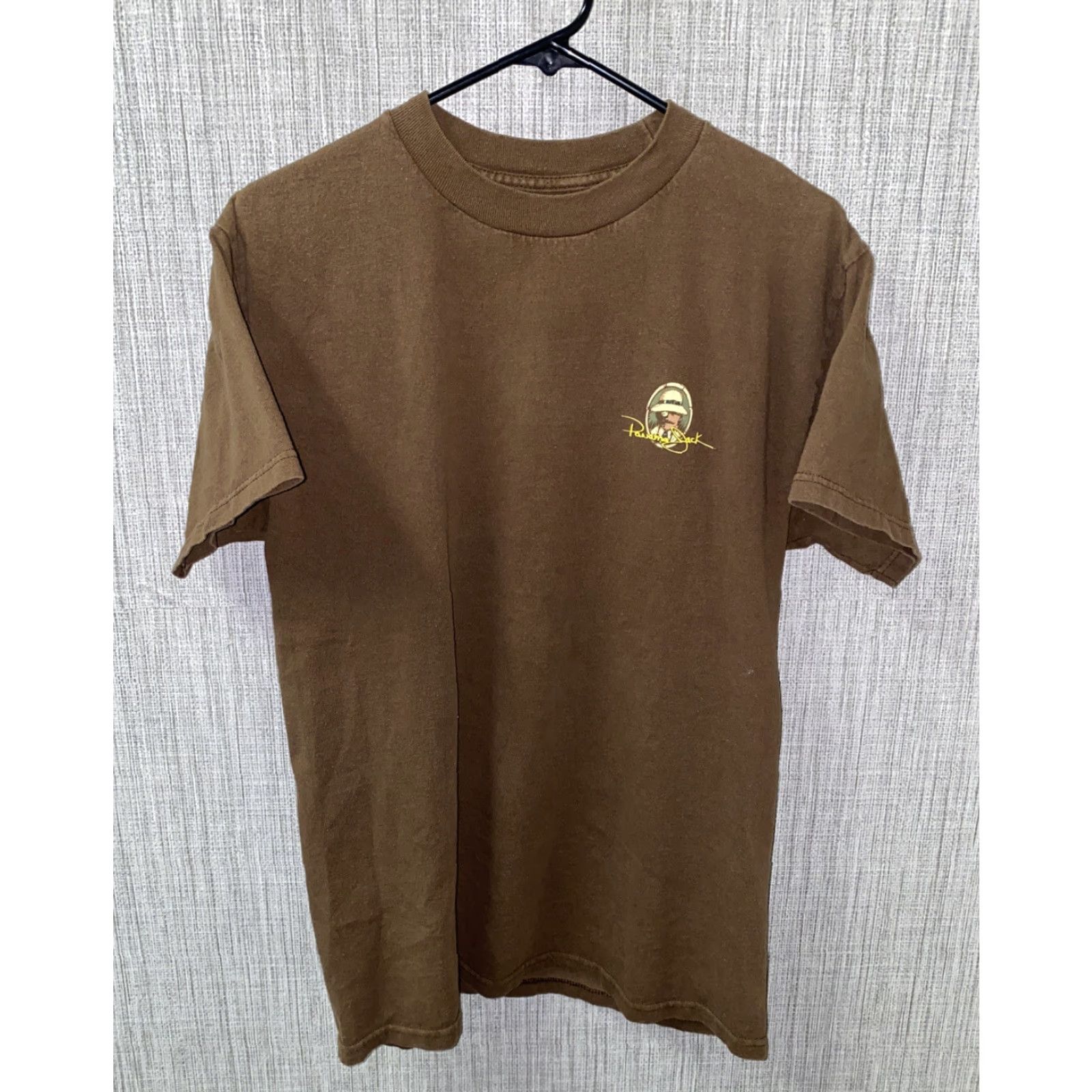 Panama Jack Panama Jack Mens T-Shirt Short Sleeve Brown Cotton Regular Fit M Paradise Found 20In Armpit Size US M / EU 48-50 / 2 - 2 Thumbnail