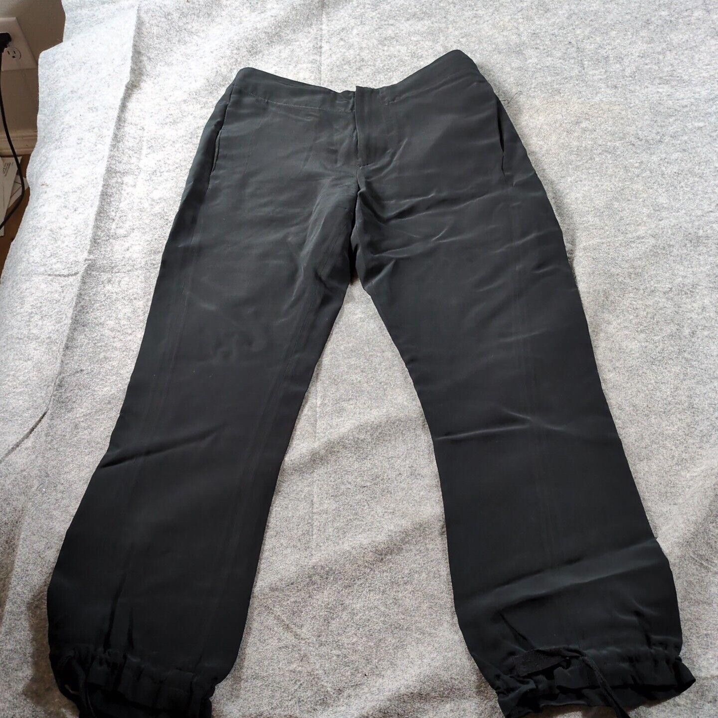 Marni Marni Pants Womens Size 40 Black Straight Leg Viscose Pants Size 30" / US 8 / IT 44 - 1 Thumbnail