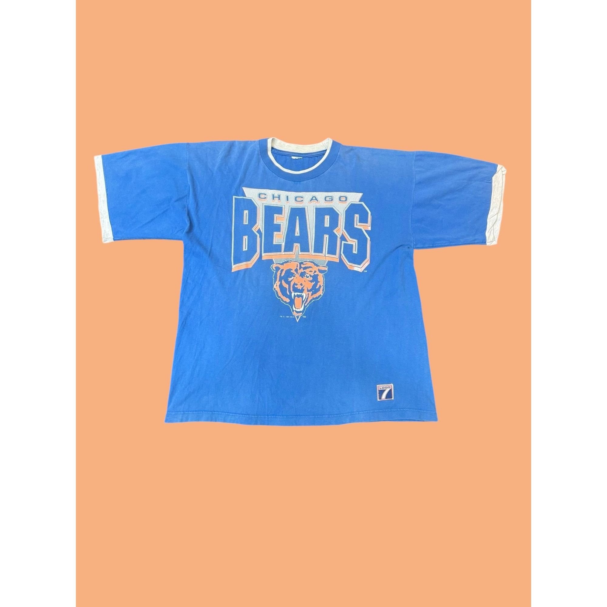 Logo 7 1991 Chicago Bears T-Shirt Size US XL / EU 56 / 4 - 1 Thumbnail