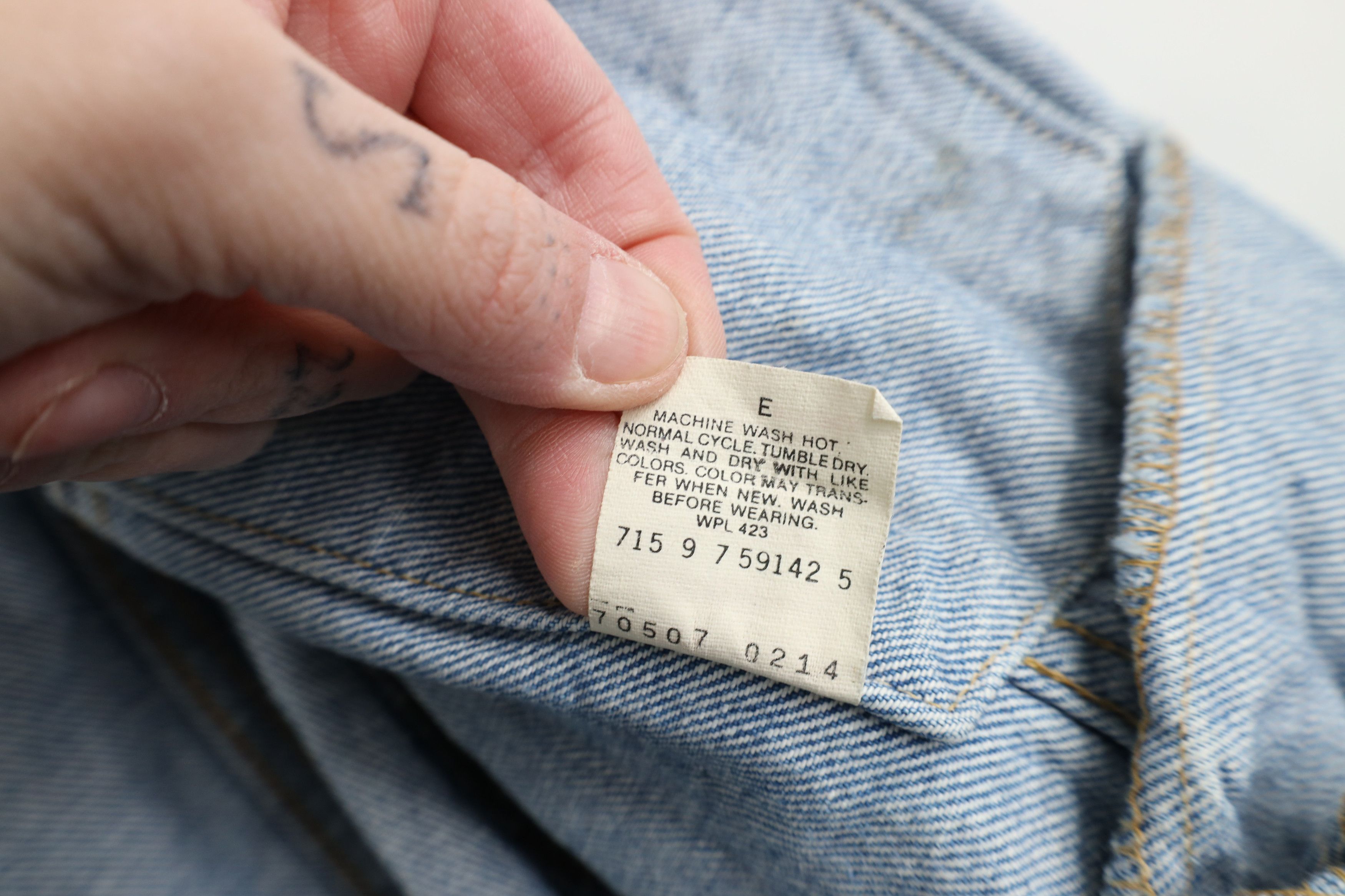 Levi's Vintage 80s Levis 70506 0216 Denim Trucker Jacket USA Size US S / EU 44-46 / 1 - 13 Thumbnail