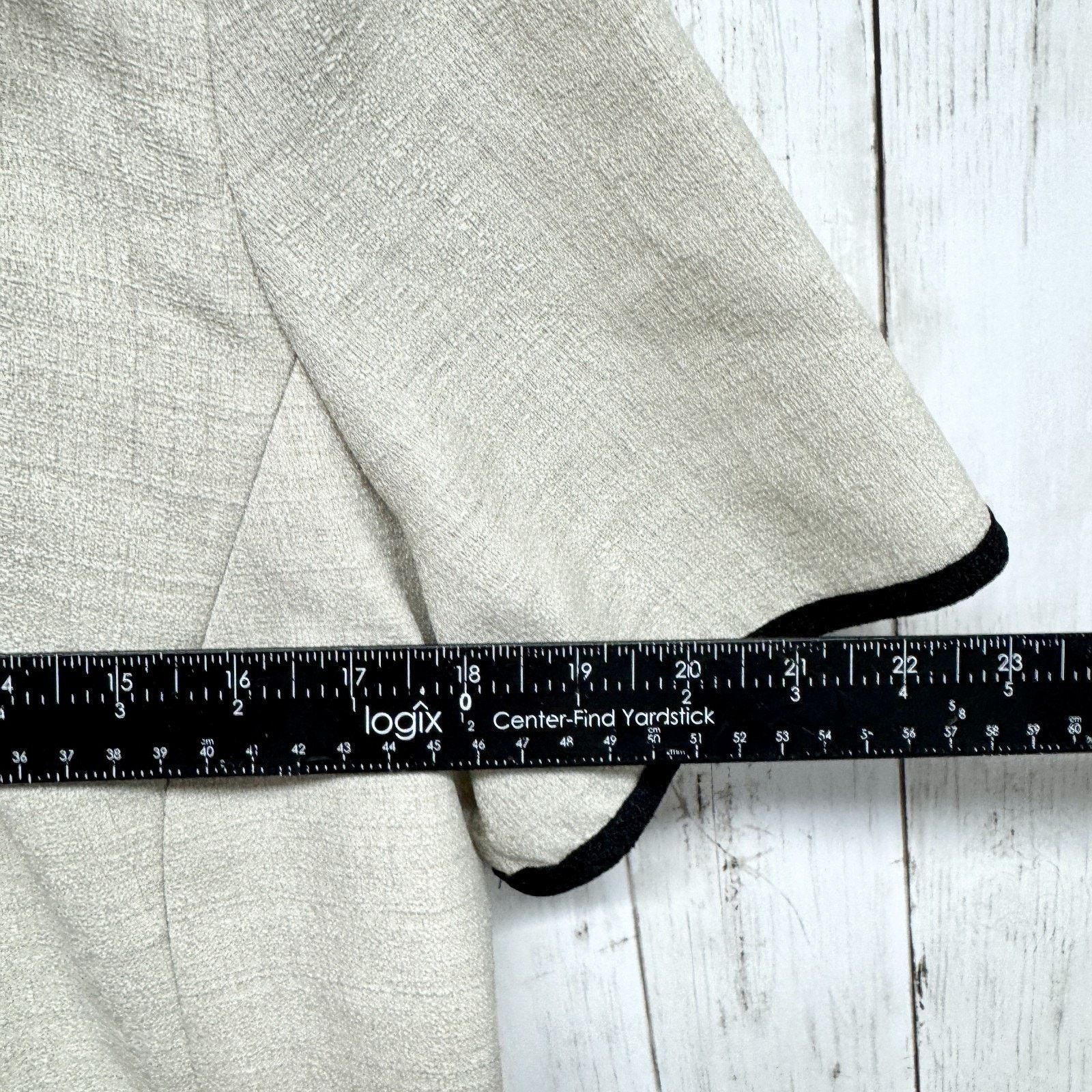 Vintage Vtg Leslie Fay Jacket Size 16P Short Sleeve Button Blouse Size XXL / US 16-18 / IT 52-54 - 5 Thumbnail