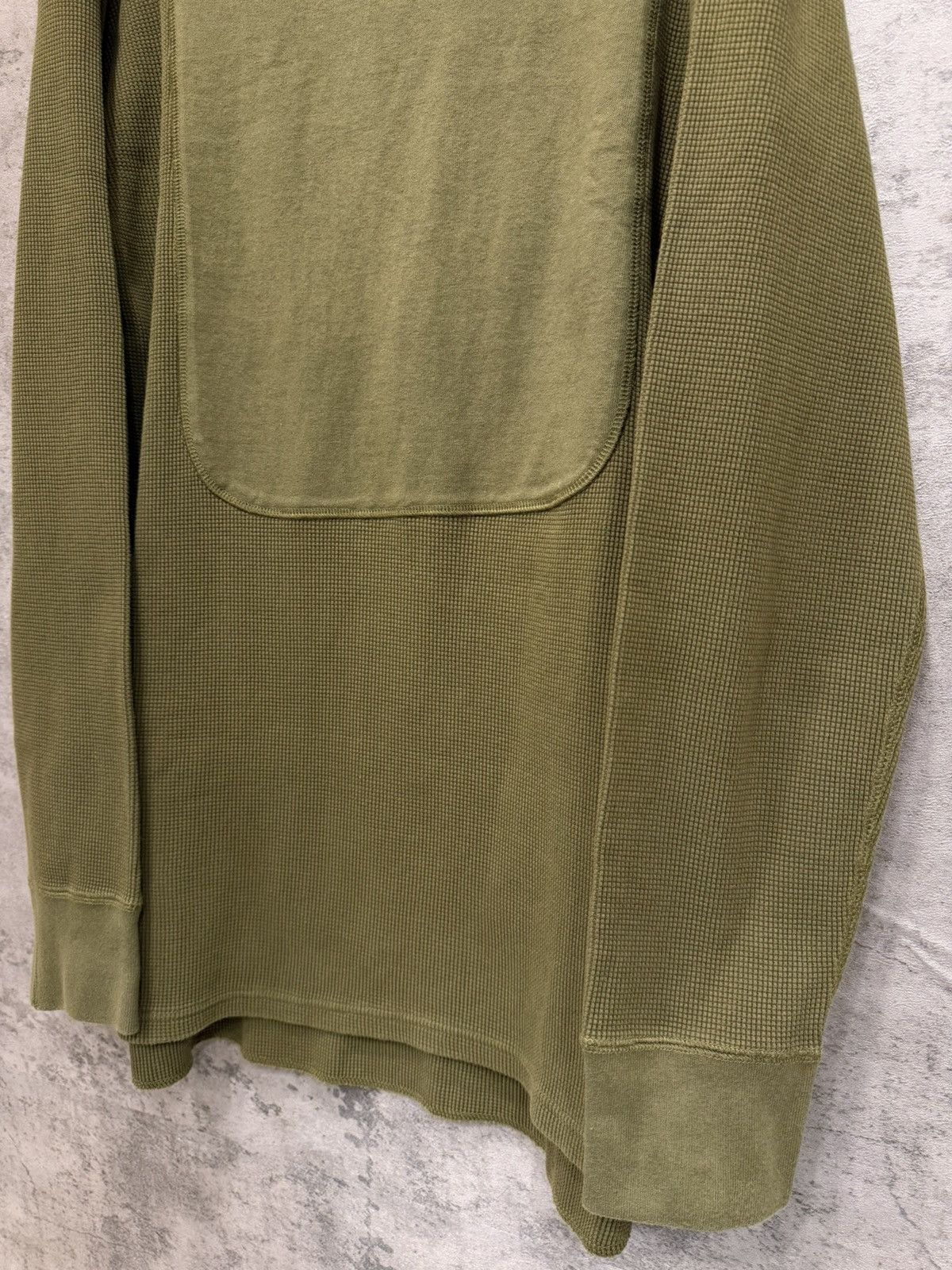 Nigel Cabourn NIGEL CABOURN - AW19 US ARMY HIGH-DENSITY WAFFLE SHIRT Size US M / EU 48-50 / 2 - 3 Thumbnail
