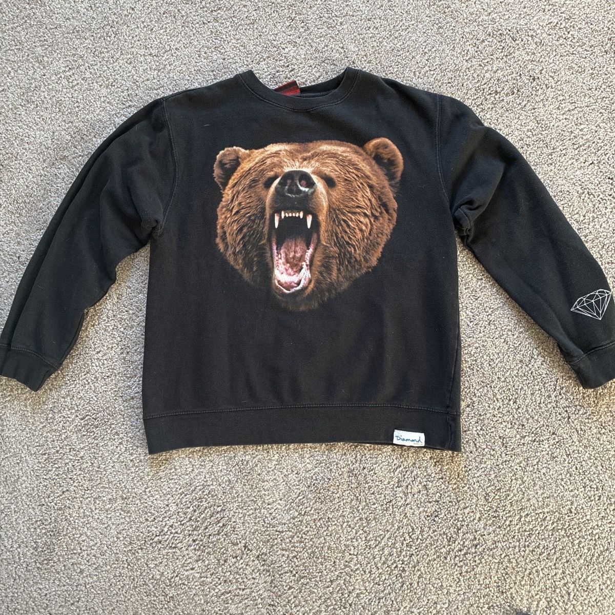 Diamond Supply Co. Diamond Supply Co Grizzly CrewNeck Size US M / EU 48-50 / 2 - 1 Thumbnail