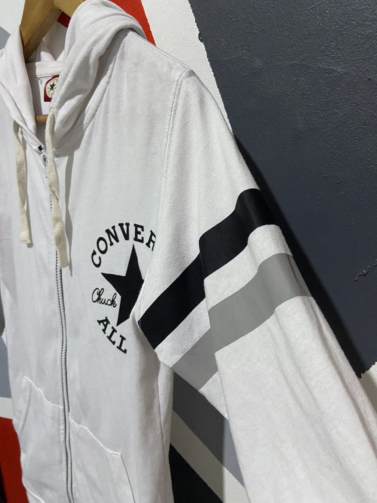 Converse Converse Zip Up Hoodie Size US M / EU 48-50 / 2 - 3 Thumbnail
