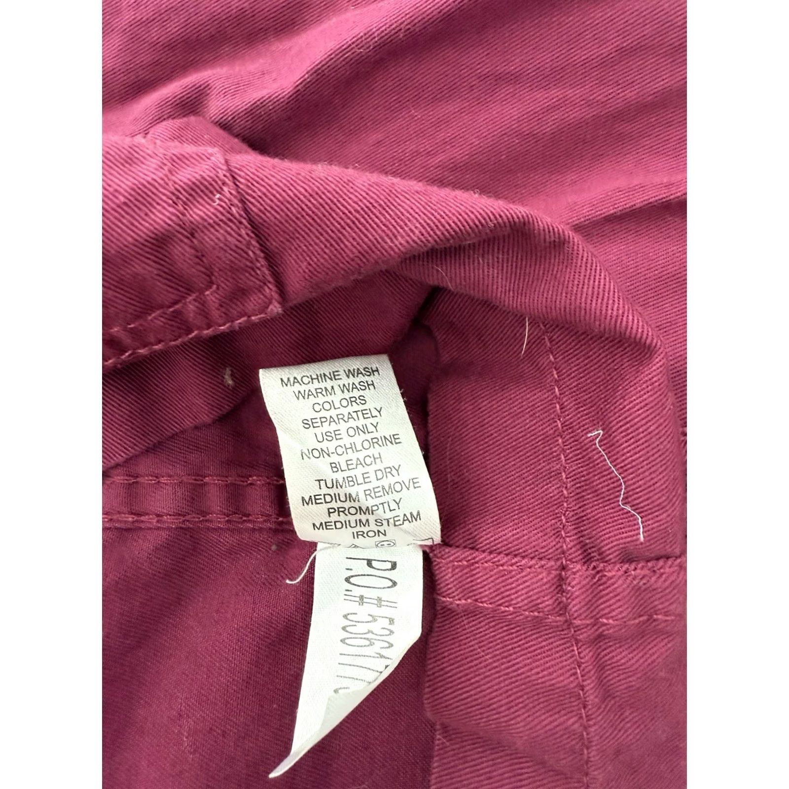 Vintage VINTAGE Woman Within Jacket Womens 2X PLUS Fuchsia Button Up Hooded Pockets Size XXL / US 16-18 / IT 52-54 - 6 Thumbnail