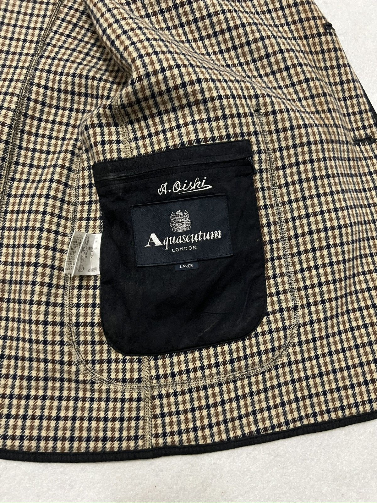 Aquascutum 537. Aquascutum Single Breasted Wool Jacket Navy Size US L / EU 52-54 / 3 - 7 Thumbnail