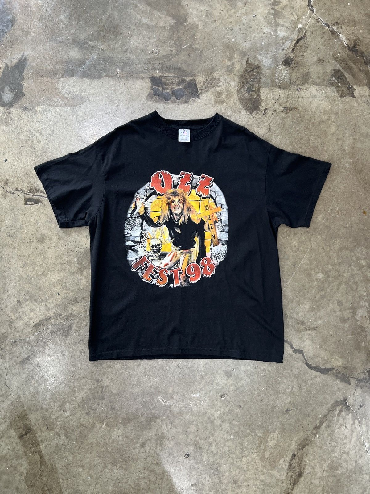 Band Tees Vintage 1998 Ozzyfest Ozzy Osbourne Tool Megadeth Tee XL Size US XL / EU 56 / 4 - 2 Thumbnail