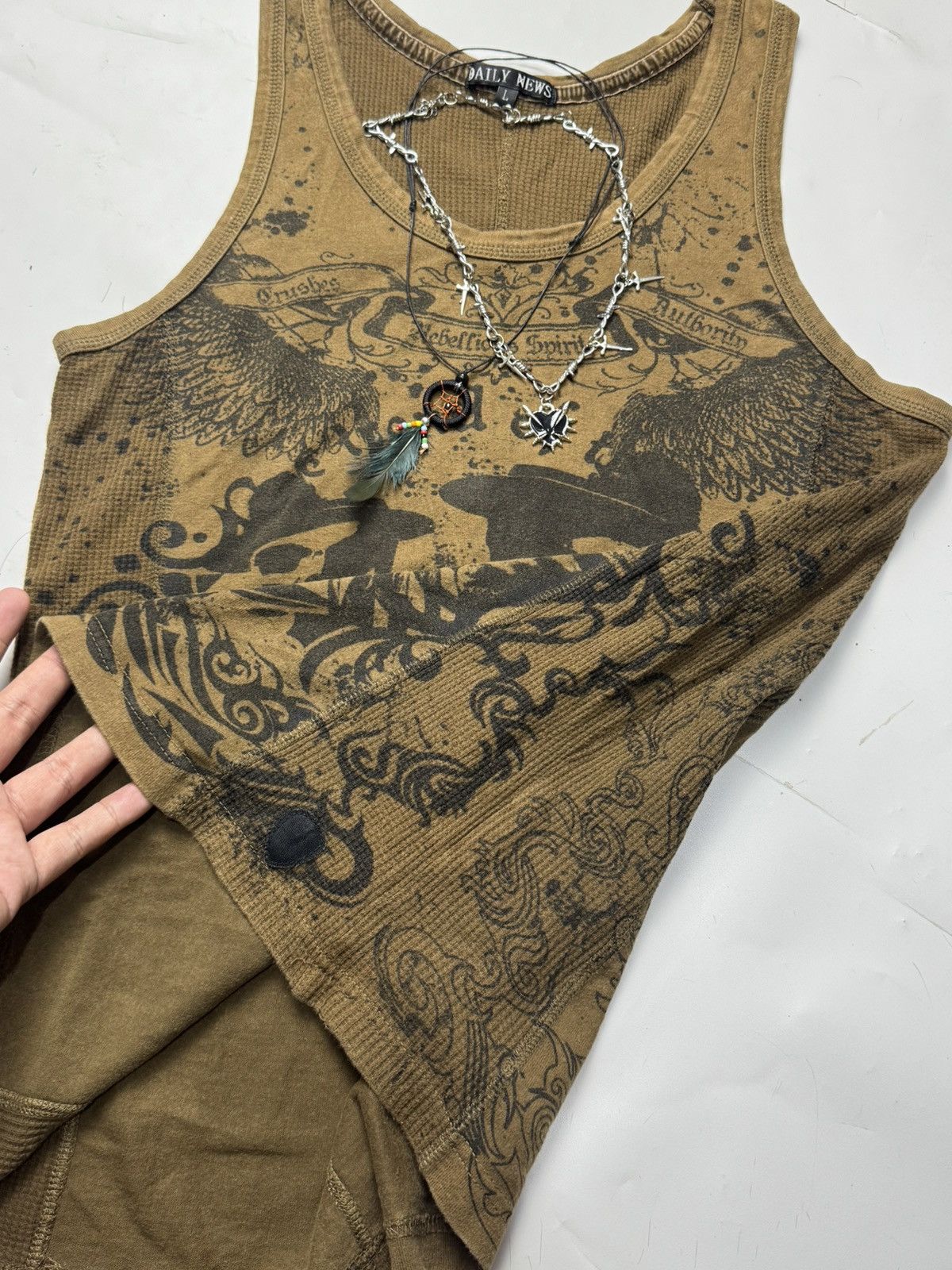 5351 POUR LES HOMMES Tanktop Skulls Japanese DailyNews Goa Lgb Styled Size US L / EU 52-54 / 3 - 5 Thumbnail