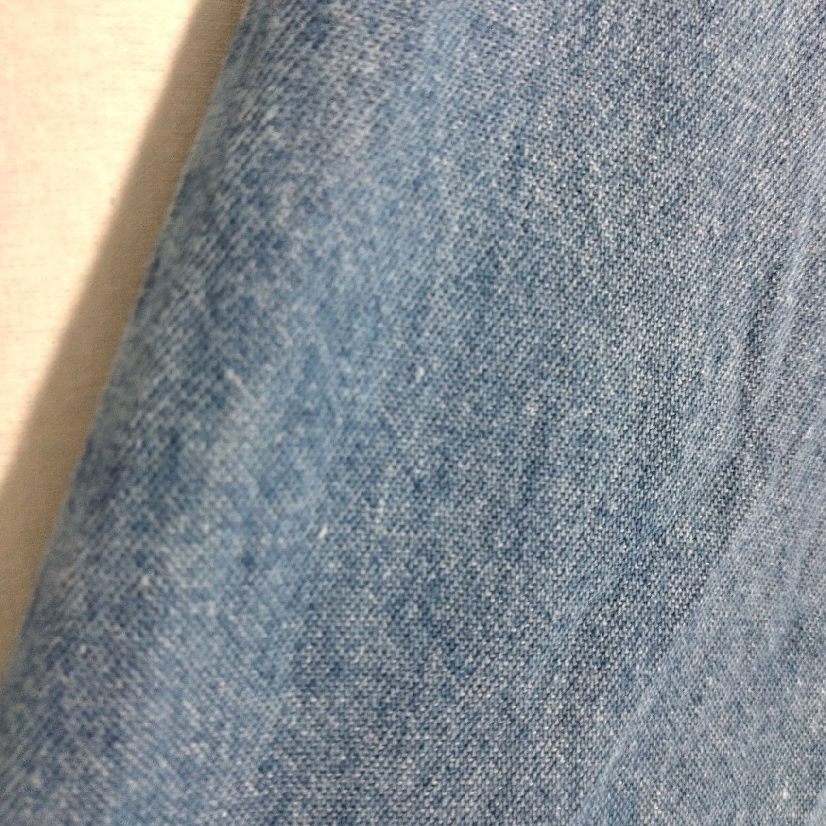 Denime Denim Republic Skirt Long Blue Chambray Button Front Vintage Modest Women L Size Size 36" / US 14 / IT 50 - 5 Thumbnail