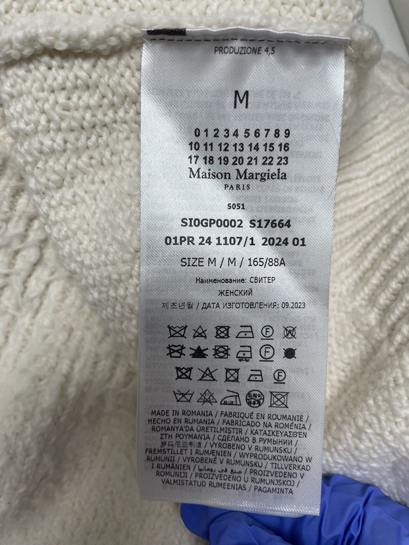 Maison Margiela MAISON MARGIELA Womens Oversized Piled Cardigan Size M / US 6-8 / IT 42-44 - 10 Thumbnail