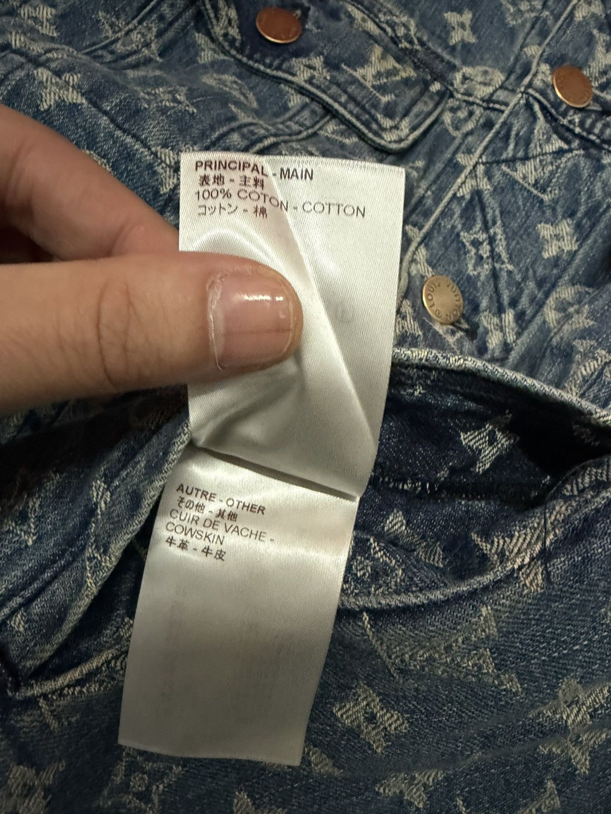 Louis Vuitton × Supreme LOUIS VUITTON X SUPREME DENIM JACKET Size US L / EU 52-54 / 3 - 8 Thumbnail