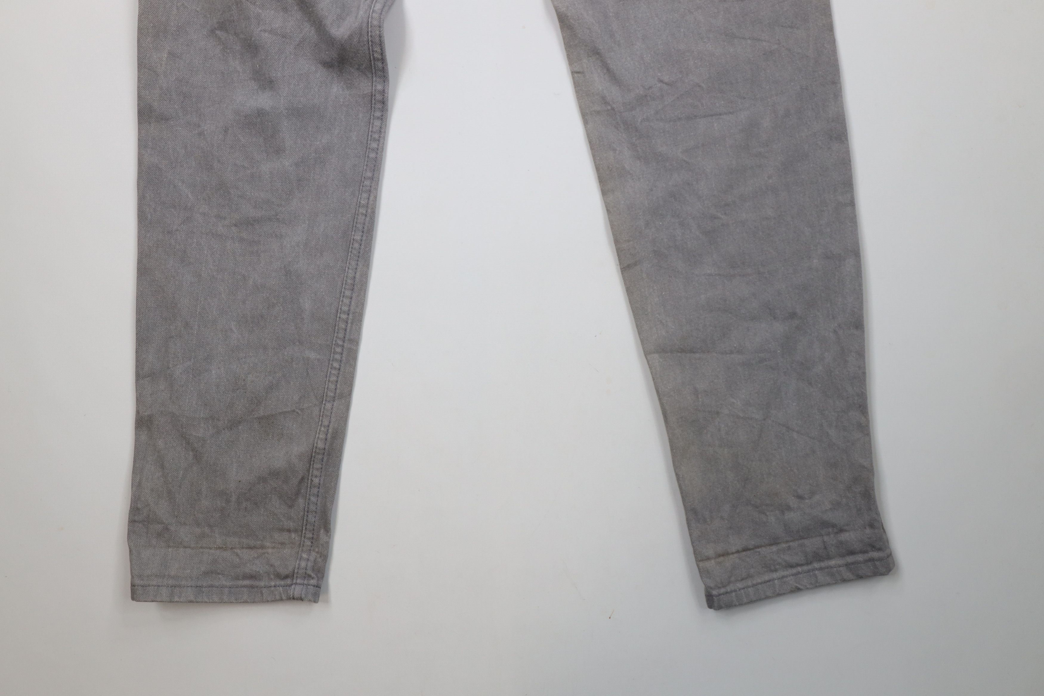 Levi's × Vintage Vintage 80s Levis Relaxed Tapered Leg Denim Jeans Gray USA Size 34" / US 12 / IT 48 - 13 Thumbnail