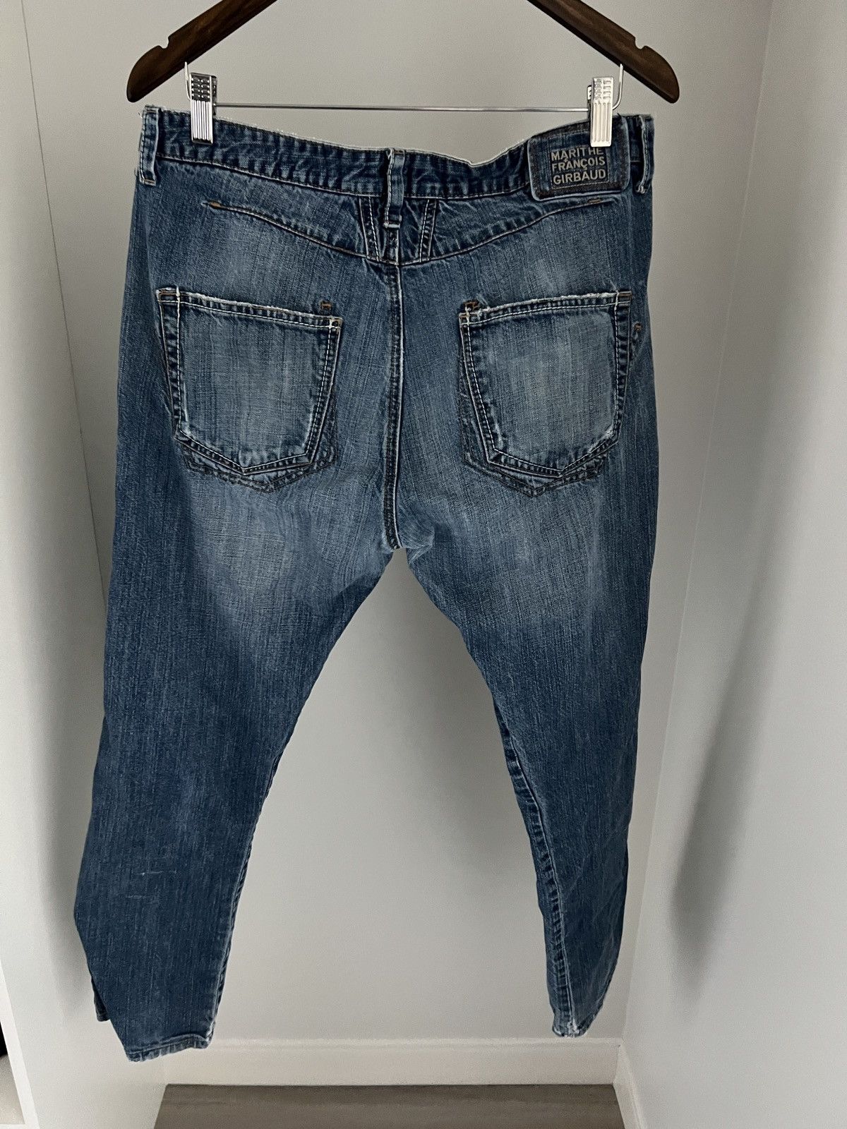 Marithe + Francois Girbaud 🔥 Vintage Marithe Francois Girbaud Blue Jeans Size US 33 - 2 Thumbnail
