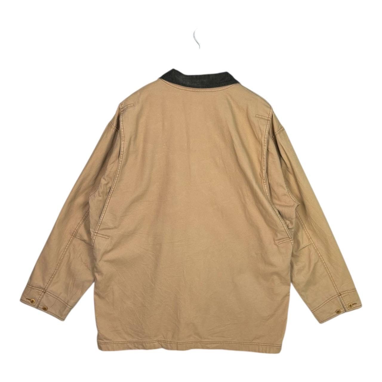 L.L. Bean VTG 90s LL Bean Canvas Barn Chore Jacket Brown Field Jacket Size US XL / EU 56 / 4 - 2 Thumbnail