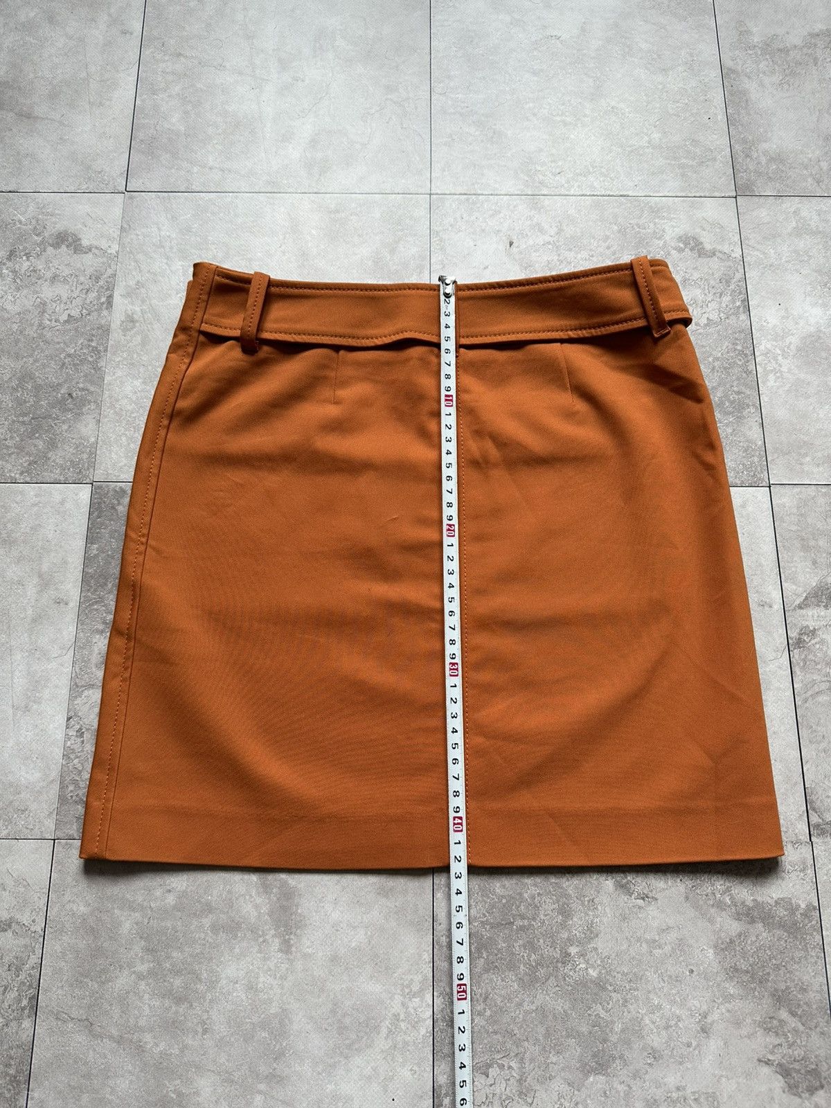Cop Copine Cop Copine Mayabis Orange Mini Skirt Belt Pockets Taille 36 Size 25" / US 0 / IT 36 - 10 Thumbnail