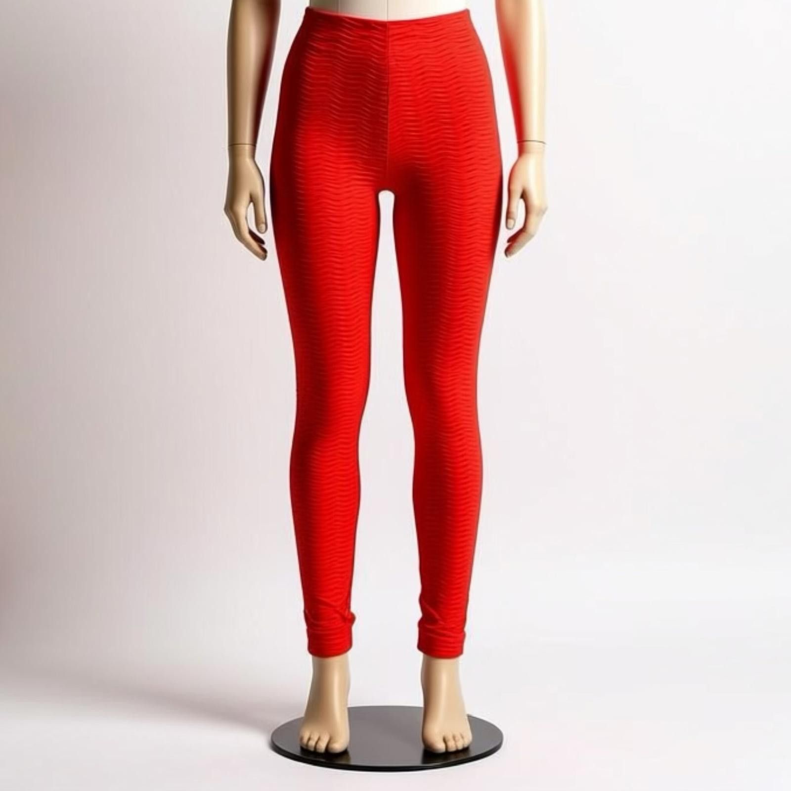 Other Booty By Brabants Original Textured High Waisted Leggings OS Size 30" / US 8 / IT 44 - 3 Thumbnail