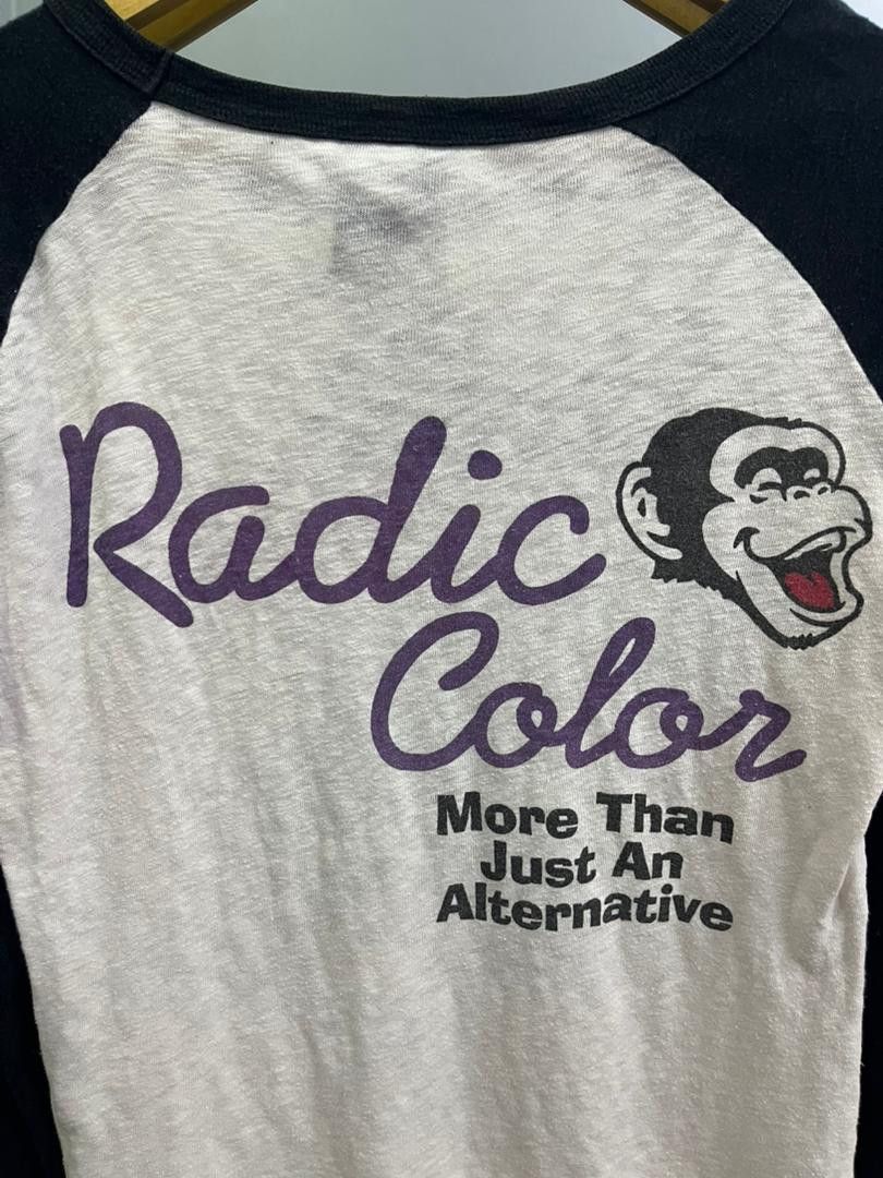 Japanese Brand Radic Color Monkey Raglan Tee Japan Medium Size S / US 4 / IT 40 - 12 Thumbnail